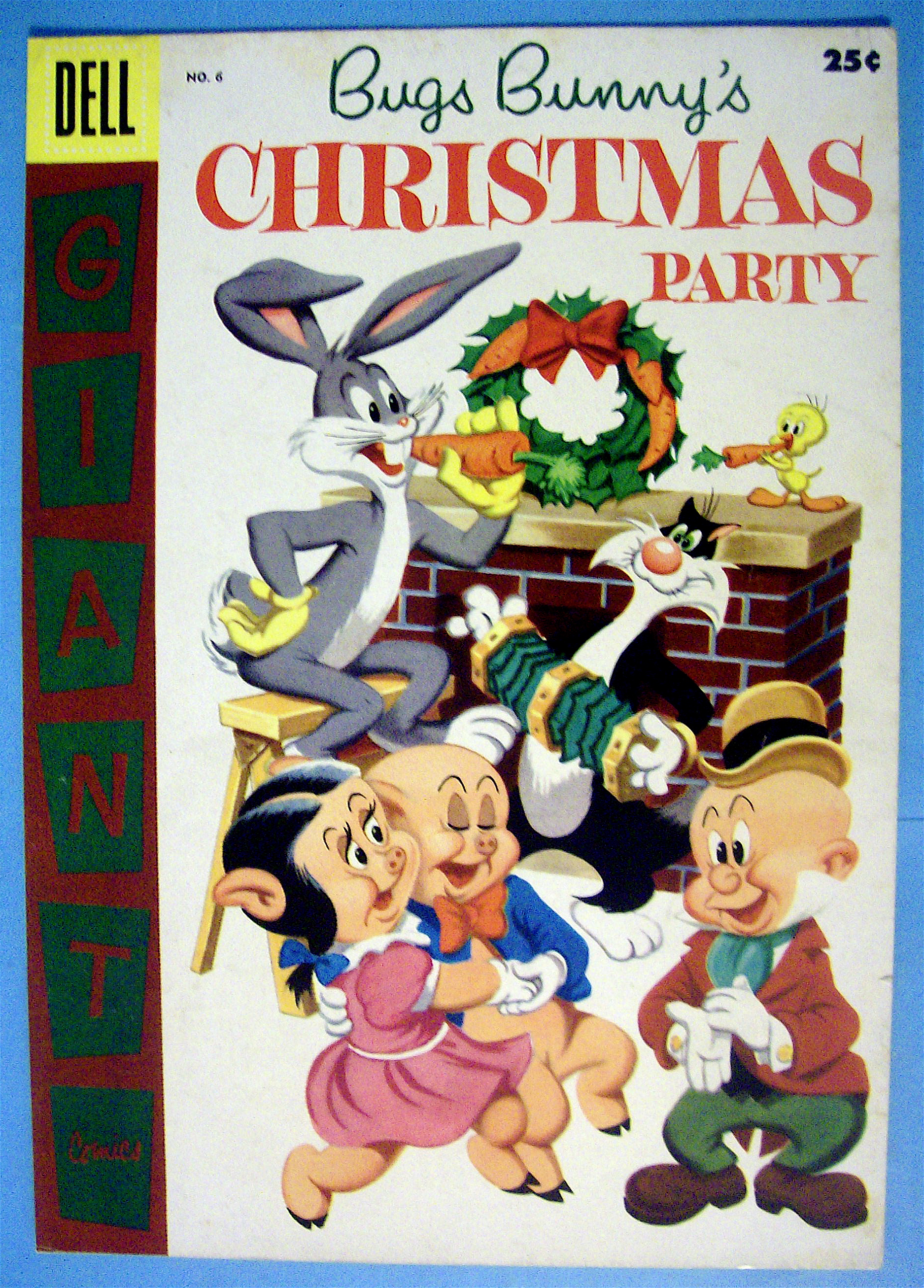 Bugs Bunny's Christmas Party Comic Cover #6-1955