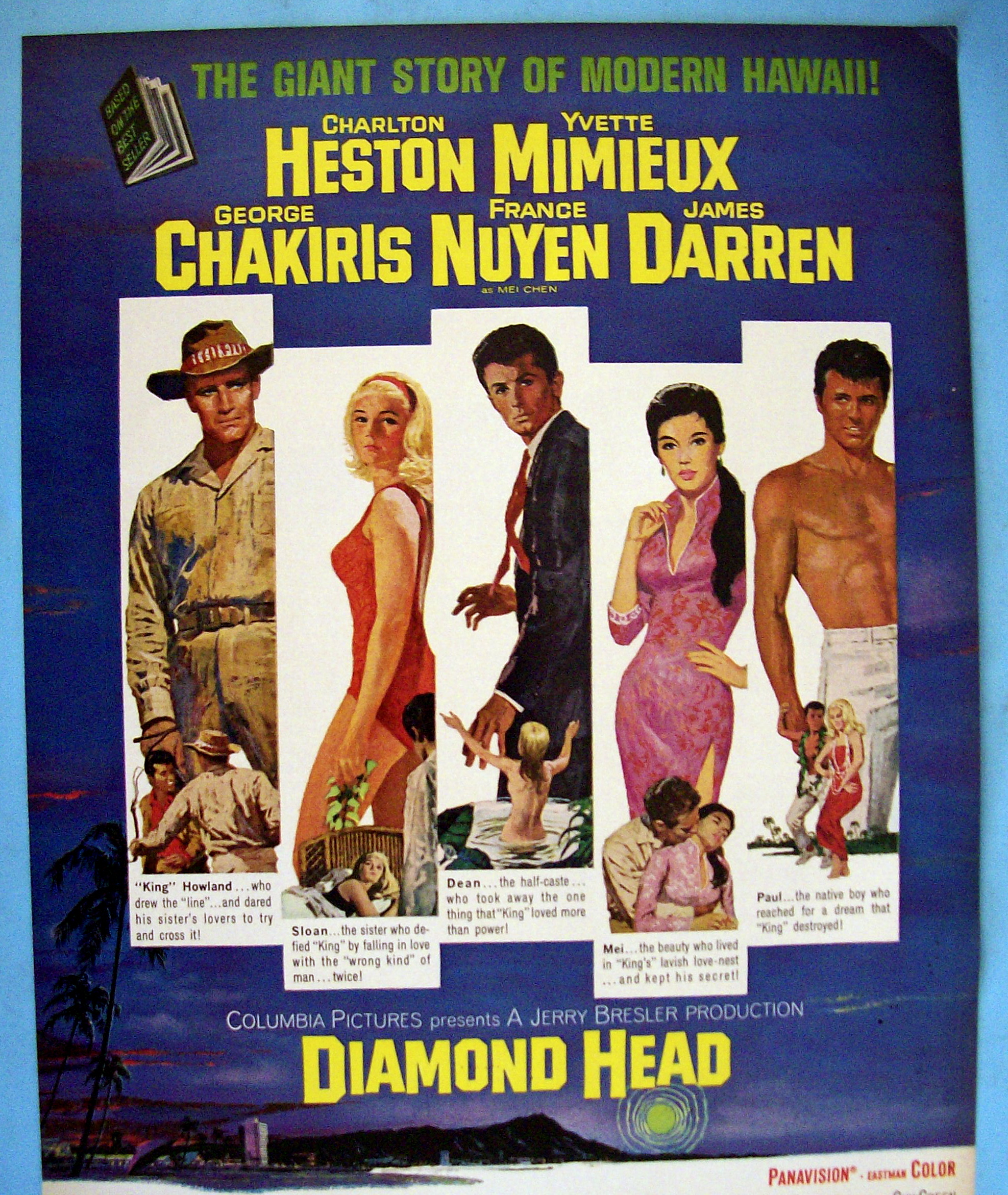 Vintage Ad: 1963 Diamond  Head with Charlton Heston