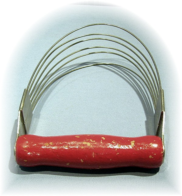 Vintage Androck Pastry Blender - Red Handle