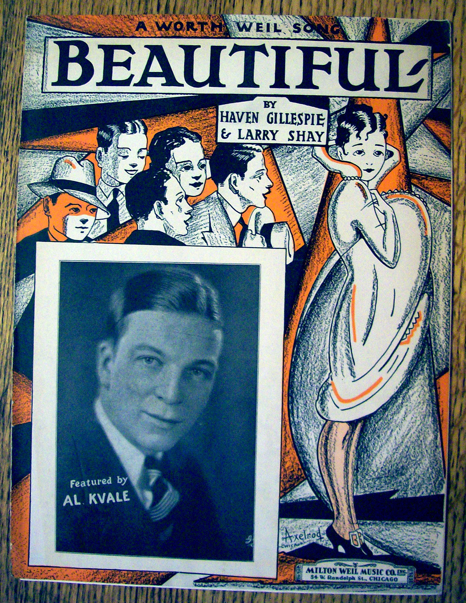 1927 Beautiful By Gillespie & Shay (Al Kvale Cover)