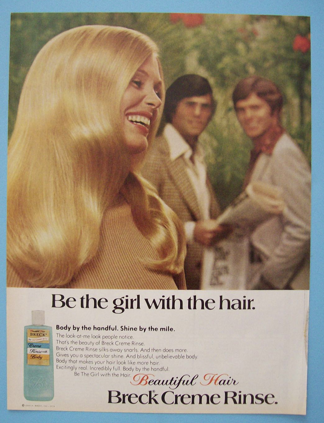 Vintage Ad: 1974 Breck Creme Rinse