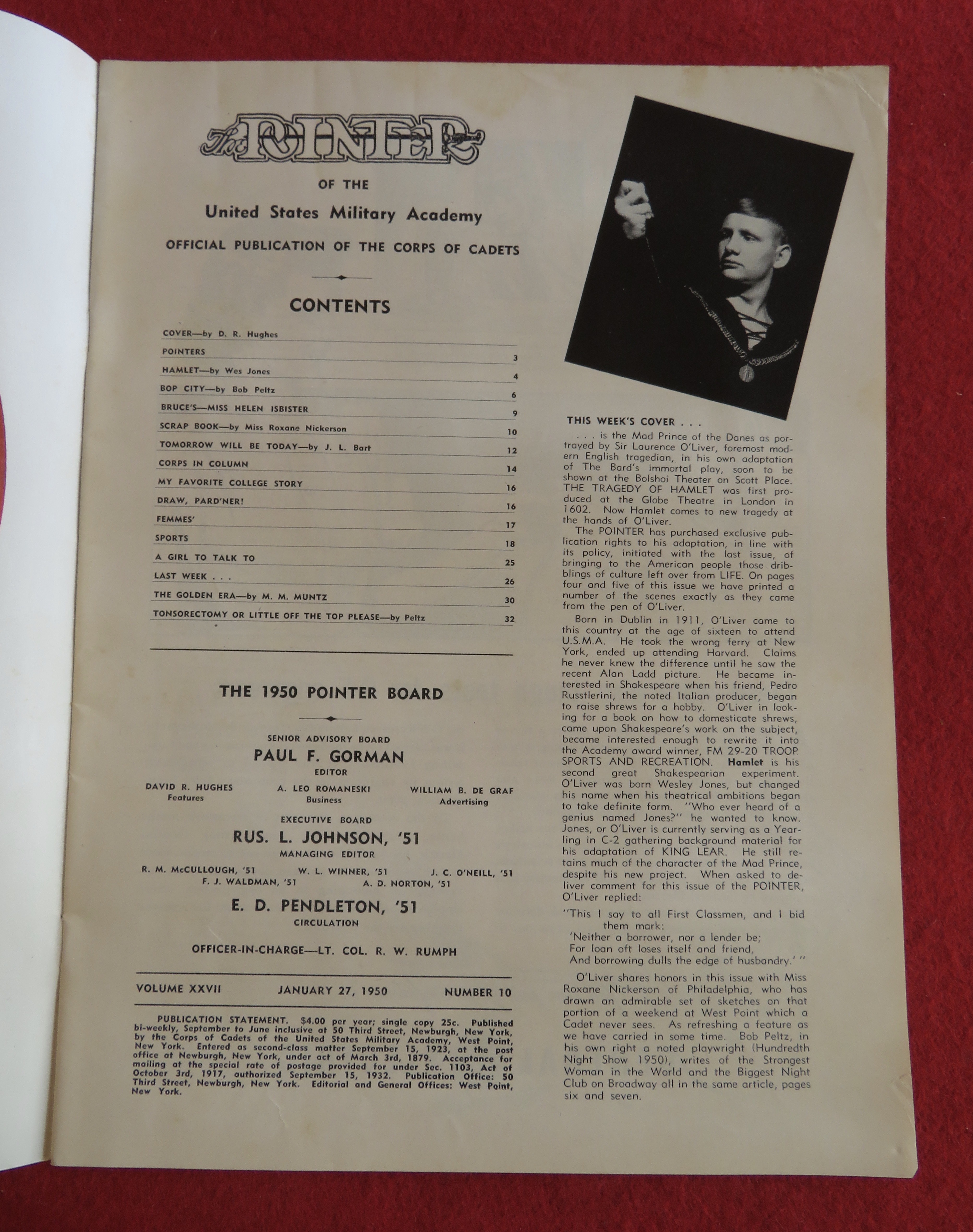 The Rinter Magazine January 27, 1950