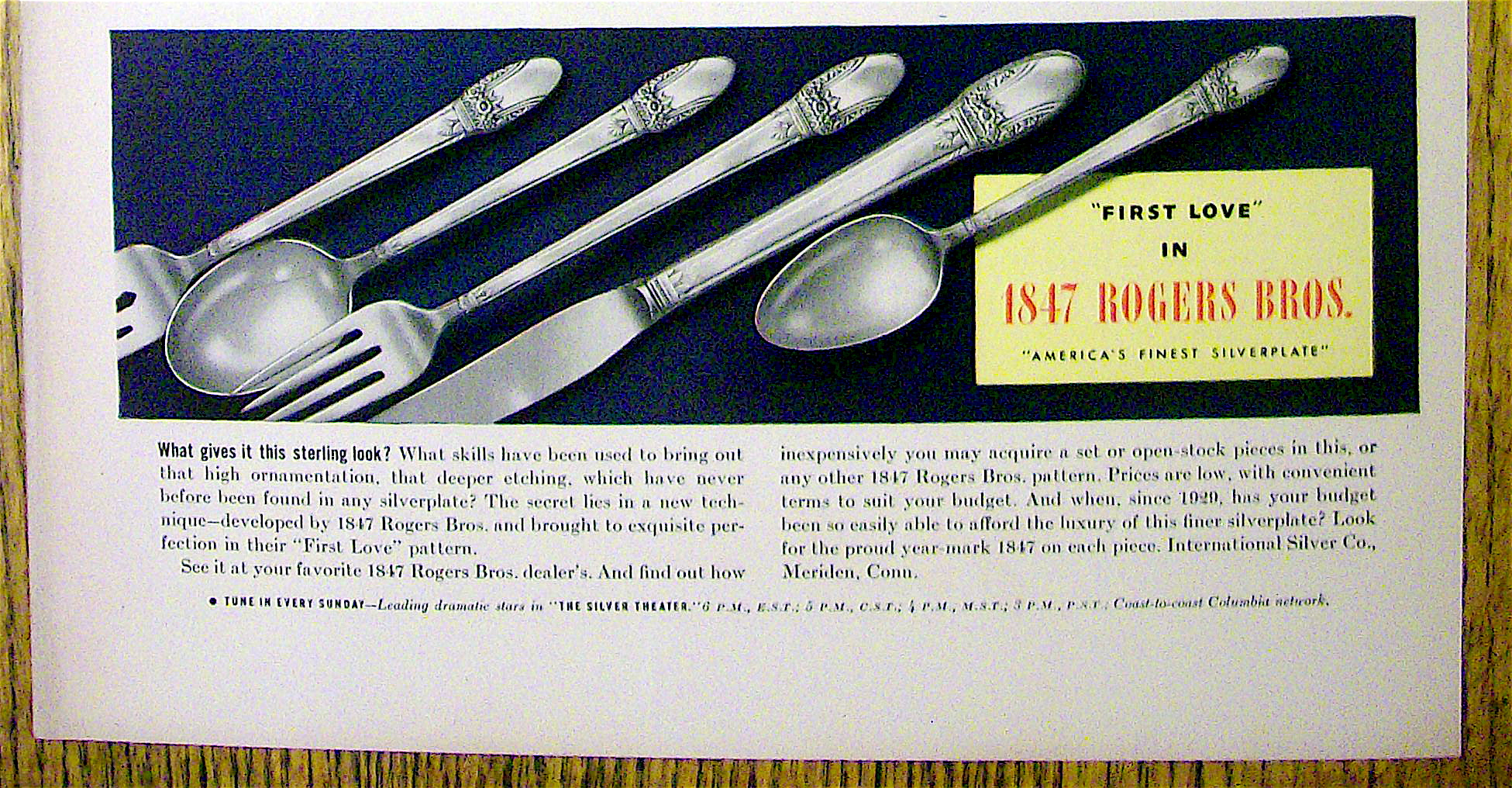 1941     1847 Rogers Bros with Barbars Stanwyck