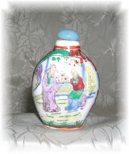 Hand Painted Snuff Bottle