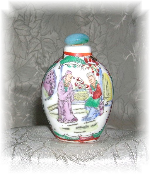 Hand Painted Snuff Bottle