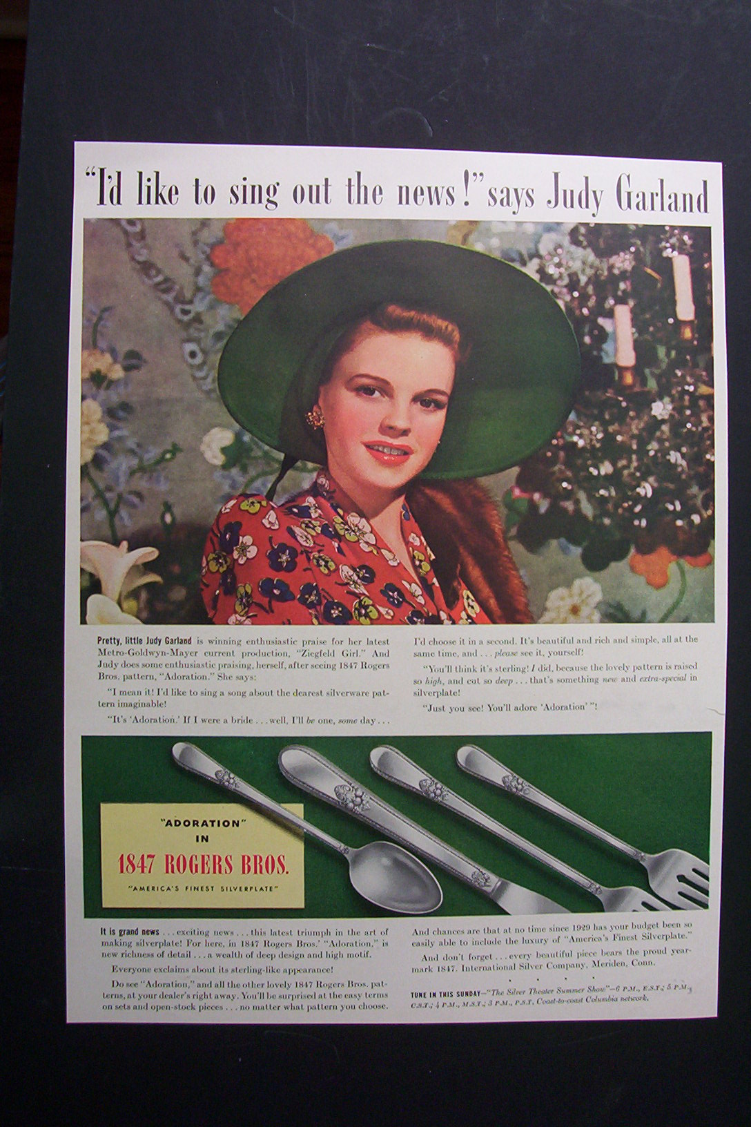1941 1847 Rogers Bros. with Judy Garland