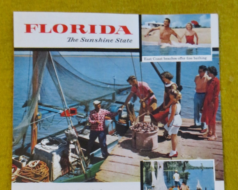 1956 Florida with a Family About to Board a Fishing Boat