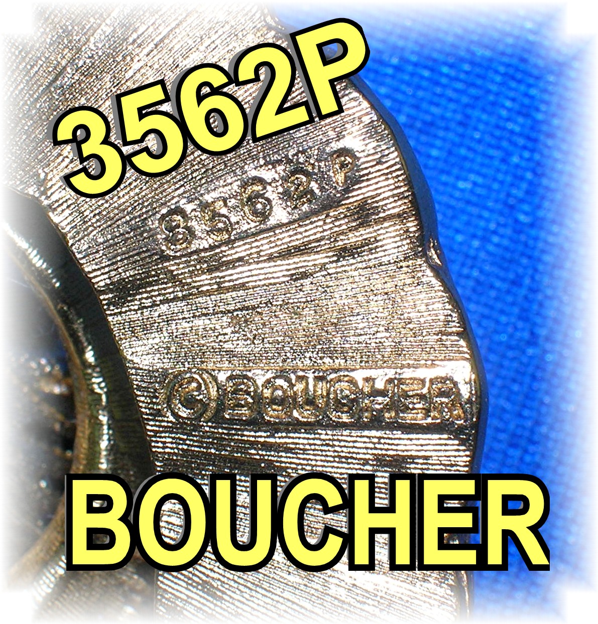 Boucher Gold  6mm Cultured  Pearl Brooch