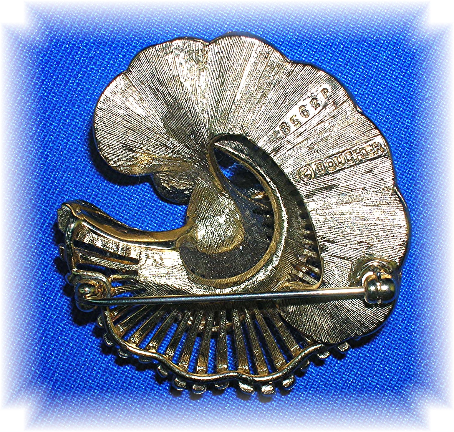 Boucher Gold  6mm Cultured  Pearl Brooch