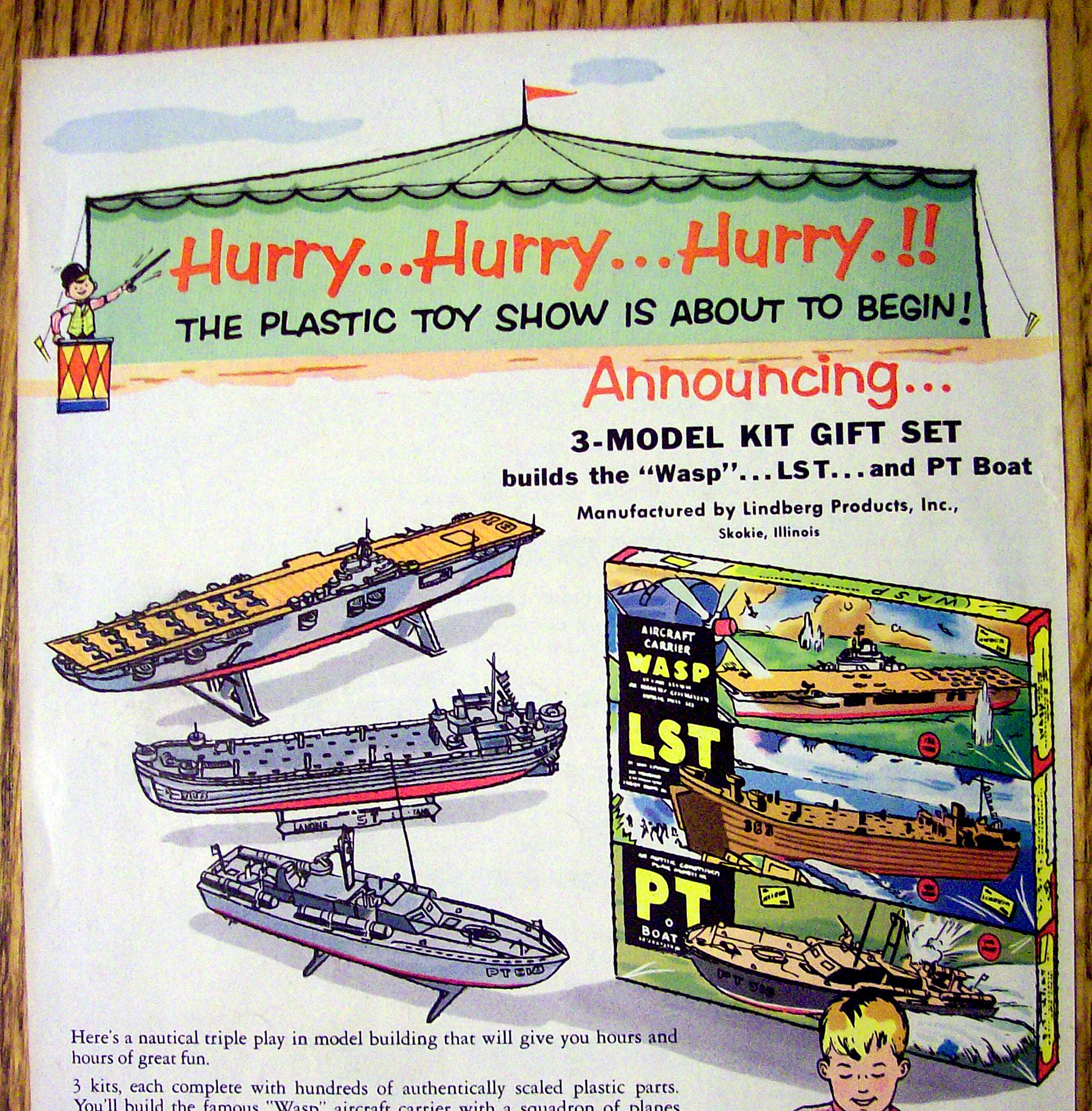 1950's Monsanto Model Kit with Boats