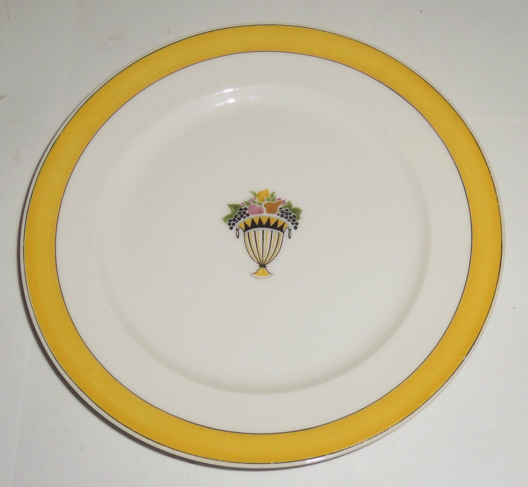 Chas Field Haviland Limoges Fruit Basket Dessert Plate!