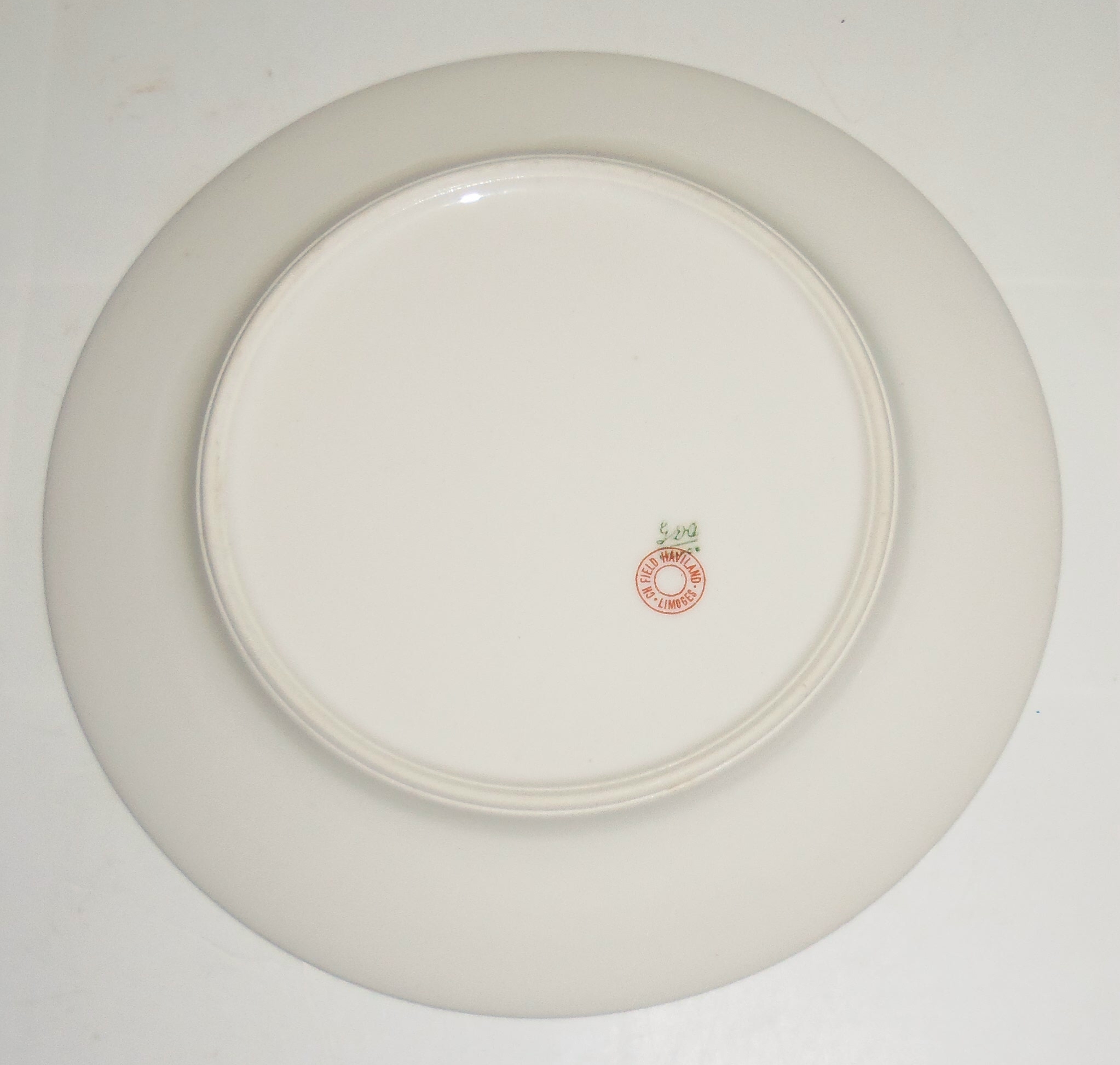 Chas Field Haviland Limoges Fruit Basket Dessert Plate!