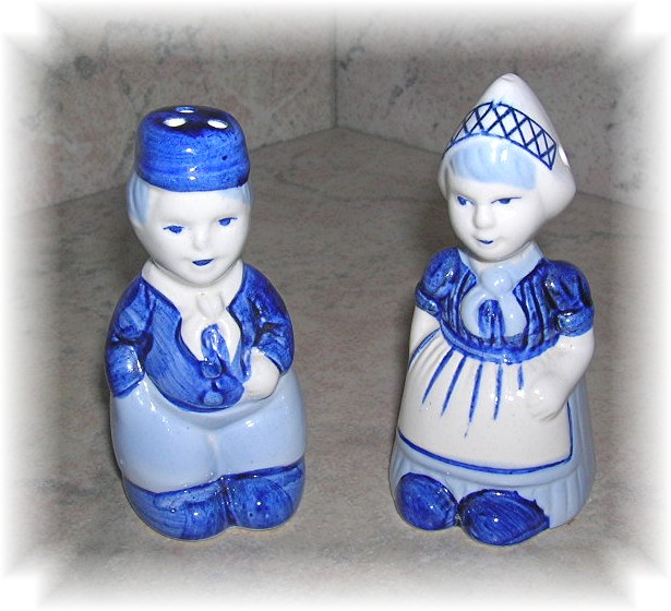 Delfts Blue Holland Salt And Pepper Shakers