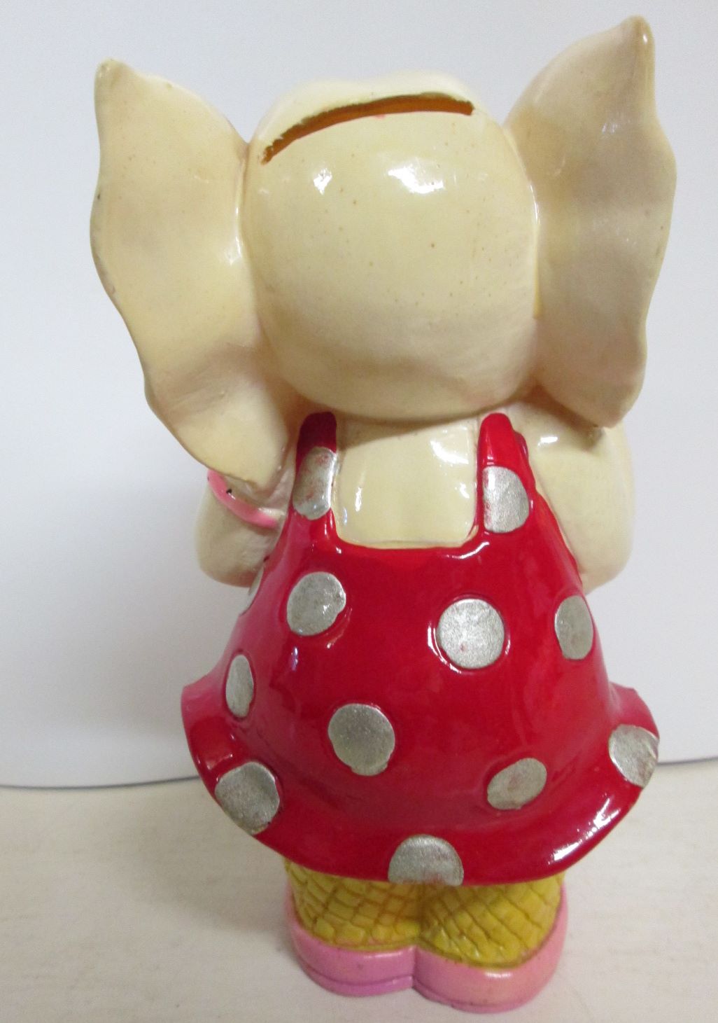Elephant Bank Red Polka Dot Dress