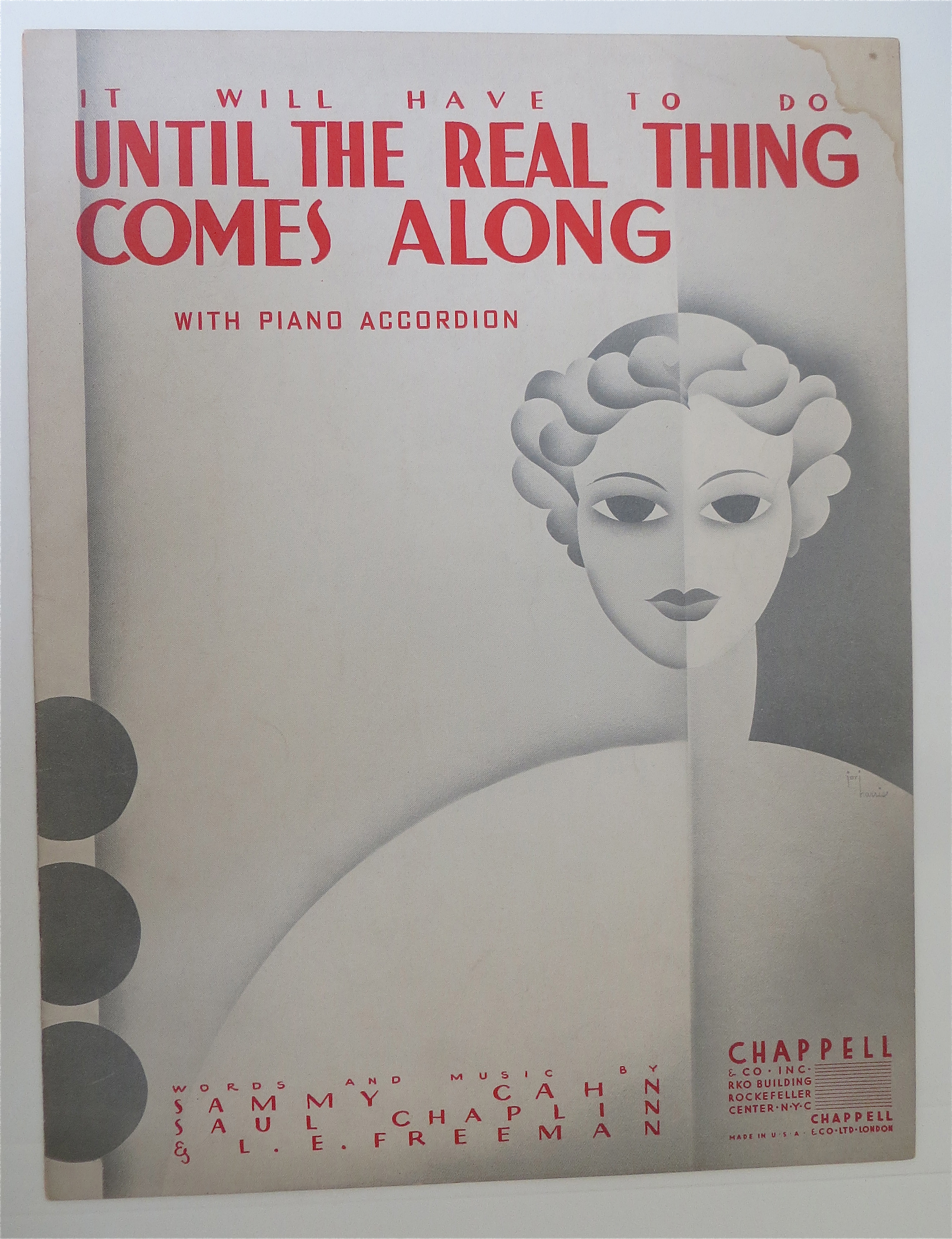 1936 It Will Have To Do Until The Real Thing Comes