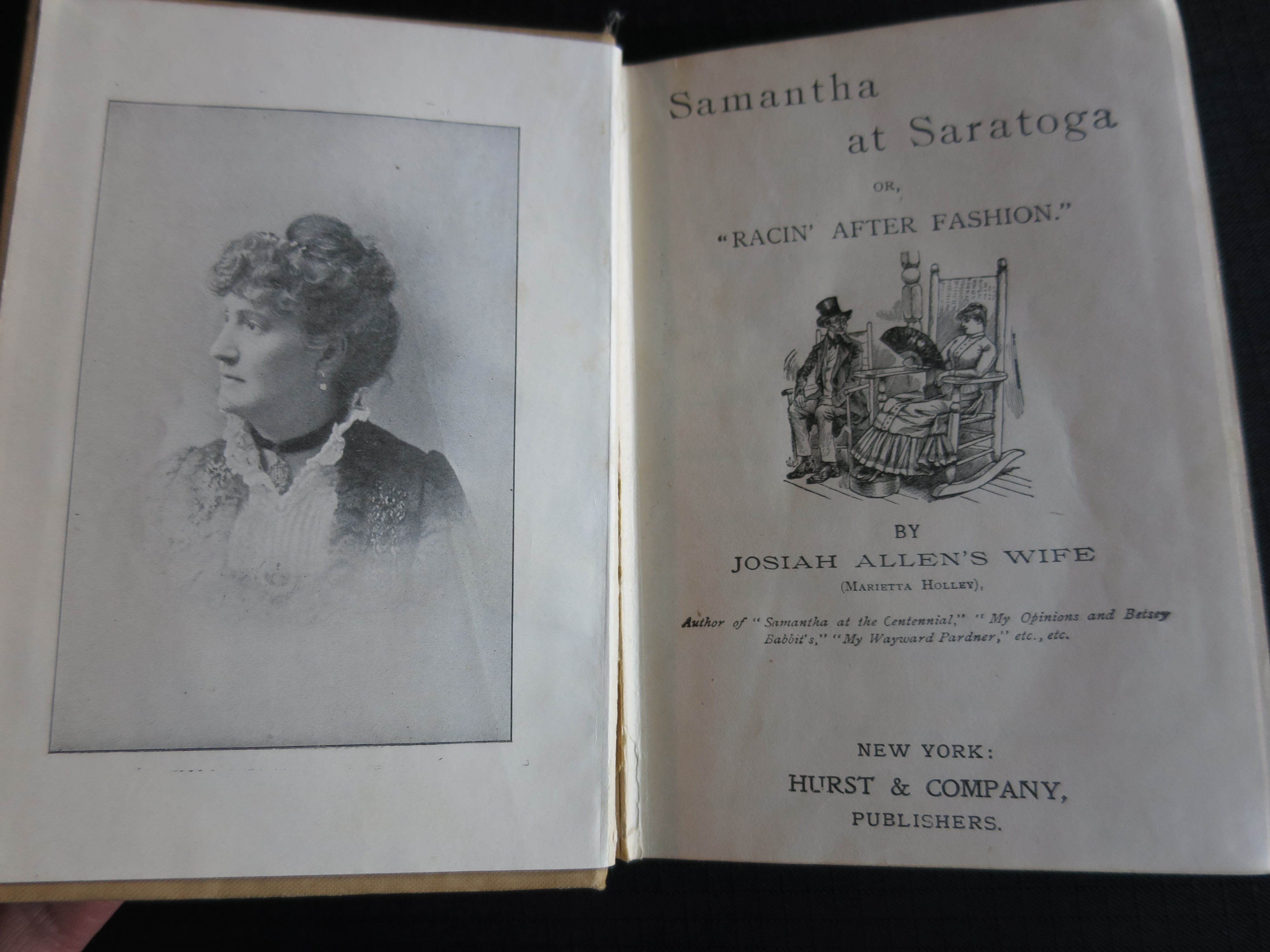 Samantha at Saratoga Racin after Fashion 1887