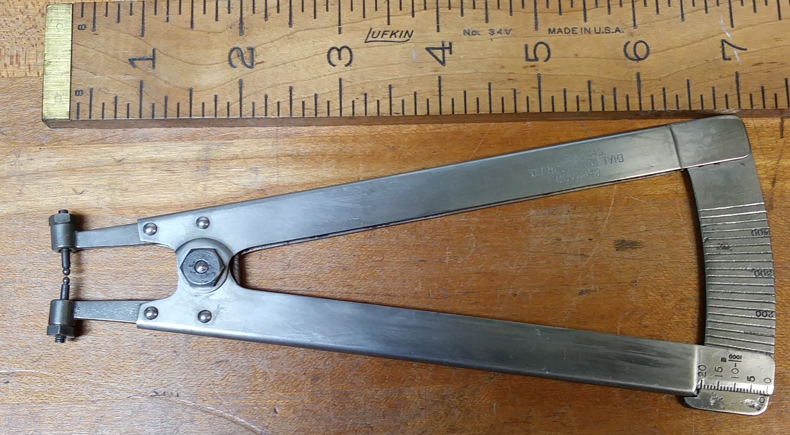 Chicago Indicator Co. Vernier Speed Gauge
