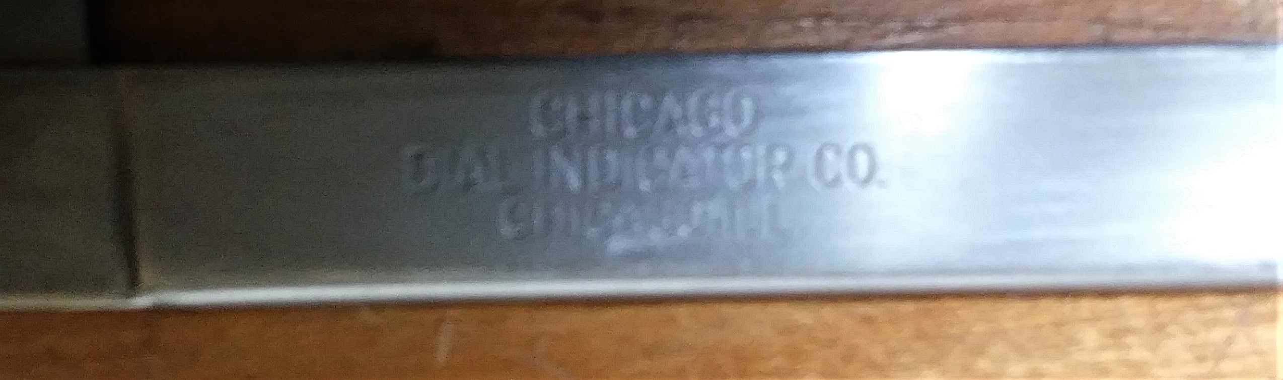 Chicago Indicator Co. Vernier Speed Gauge