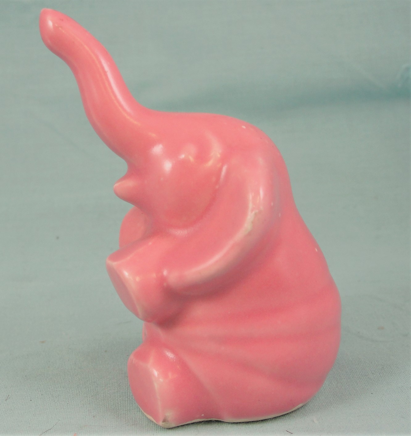 1940s Morton Pottery Pink Baby Elephant