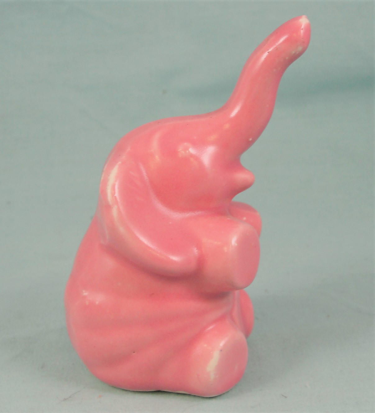 1940s Morton Pottery Pink Baby Elephant