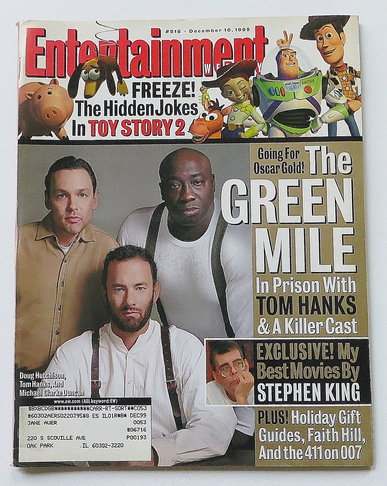 Entertainment December 10, 1999 The Green Mile
