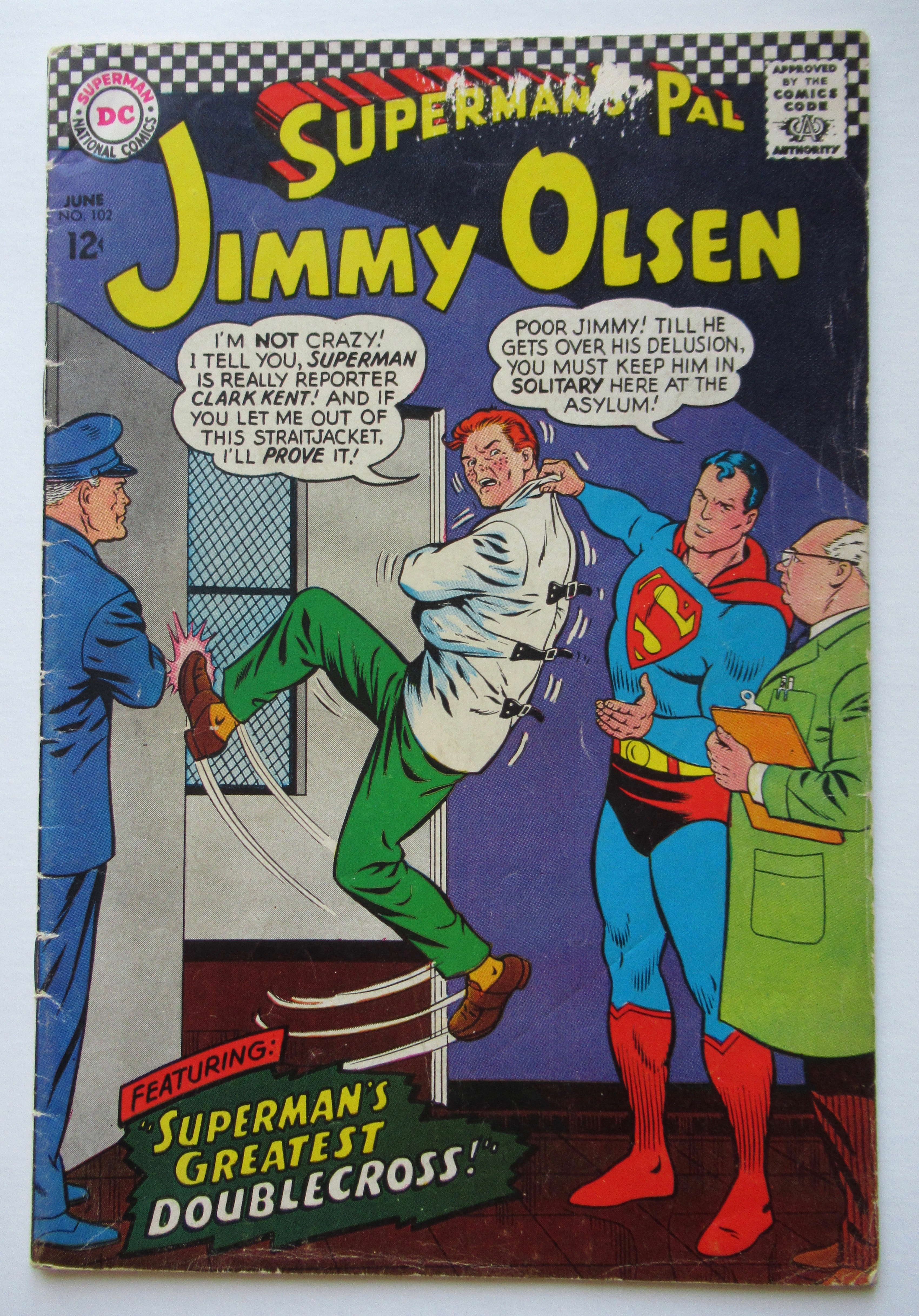 Superman's Pal Jimmy Olsen Comic June 1967 Double Cross