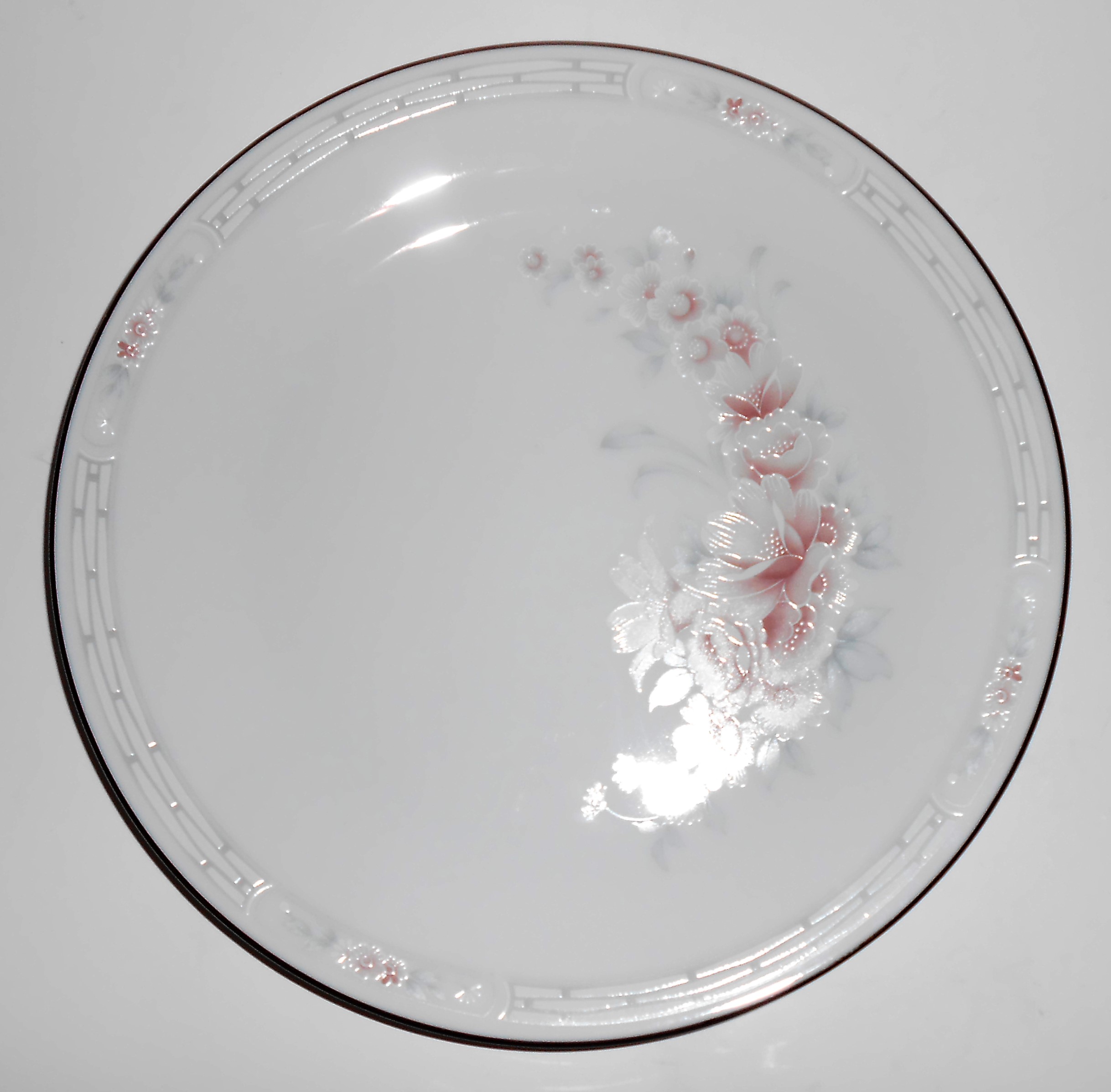 Noritake Porcelain China Carthage 3330 Pink Salad Plate