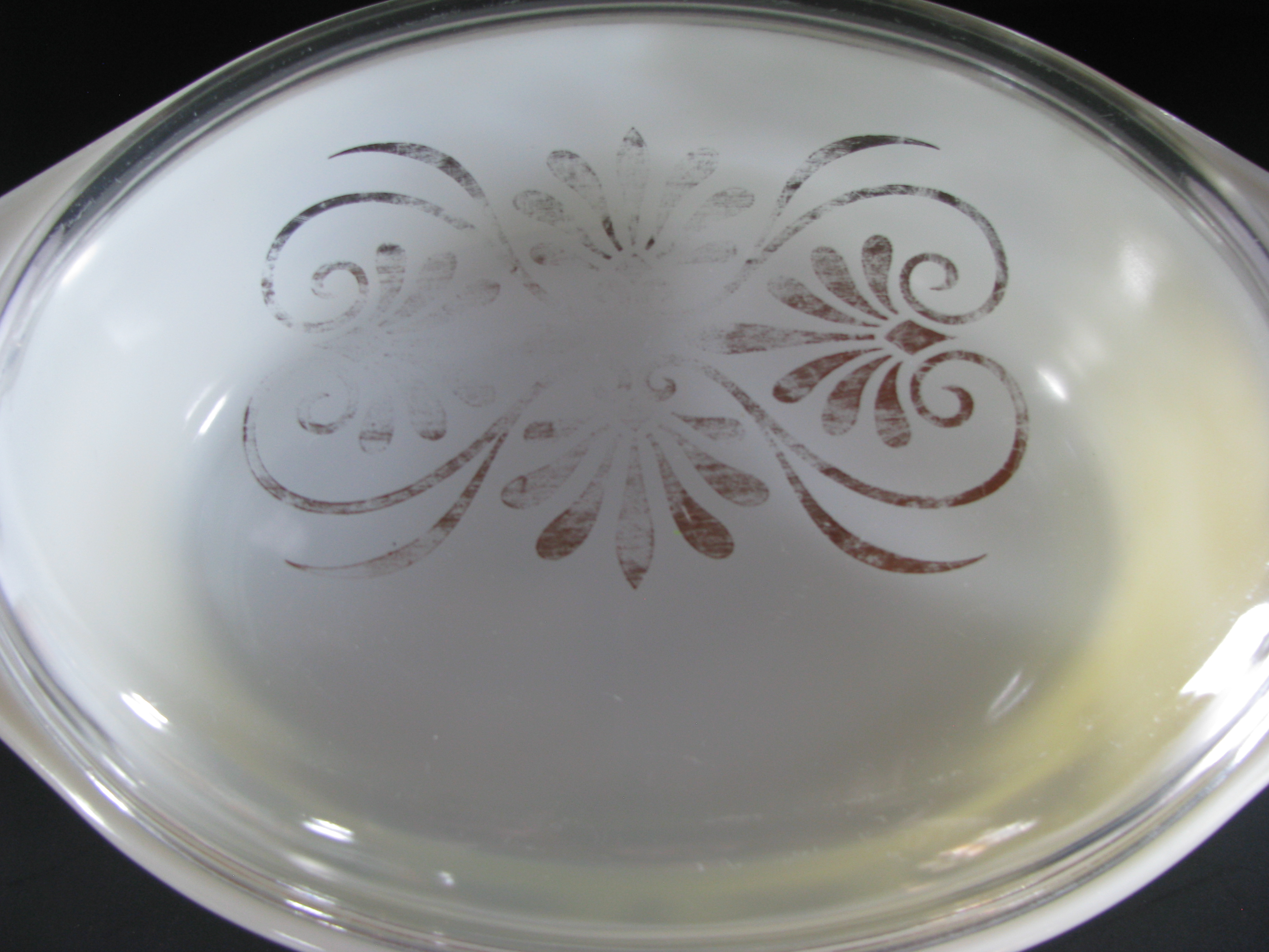 Vintage Pyrex Promo Pattern Golden Classic 045 2.5qt
