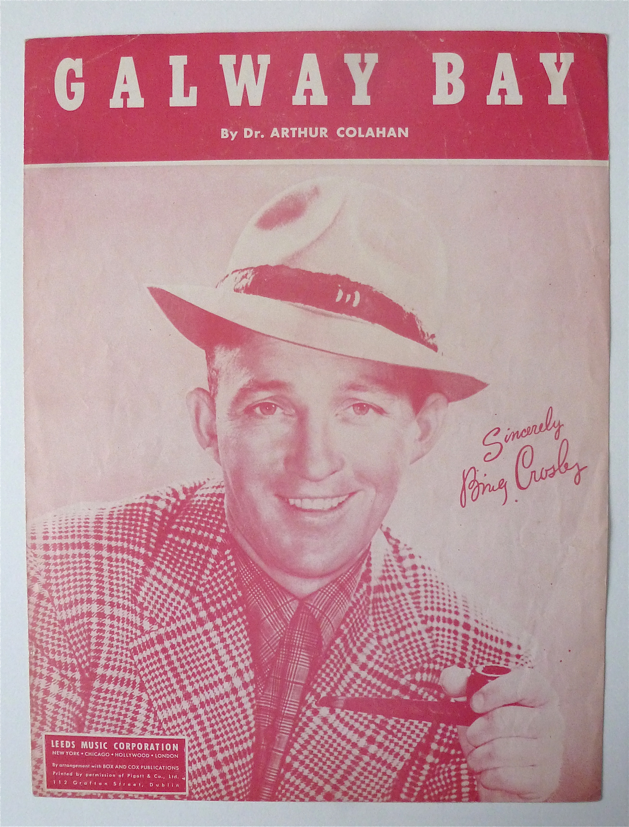 Sheet Music For 1947 Galway Bay