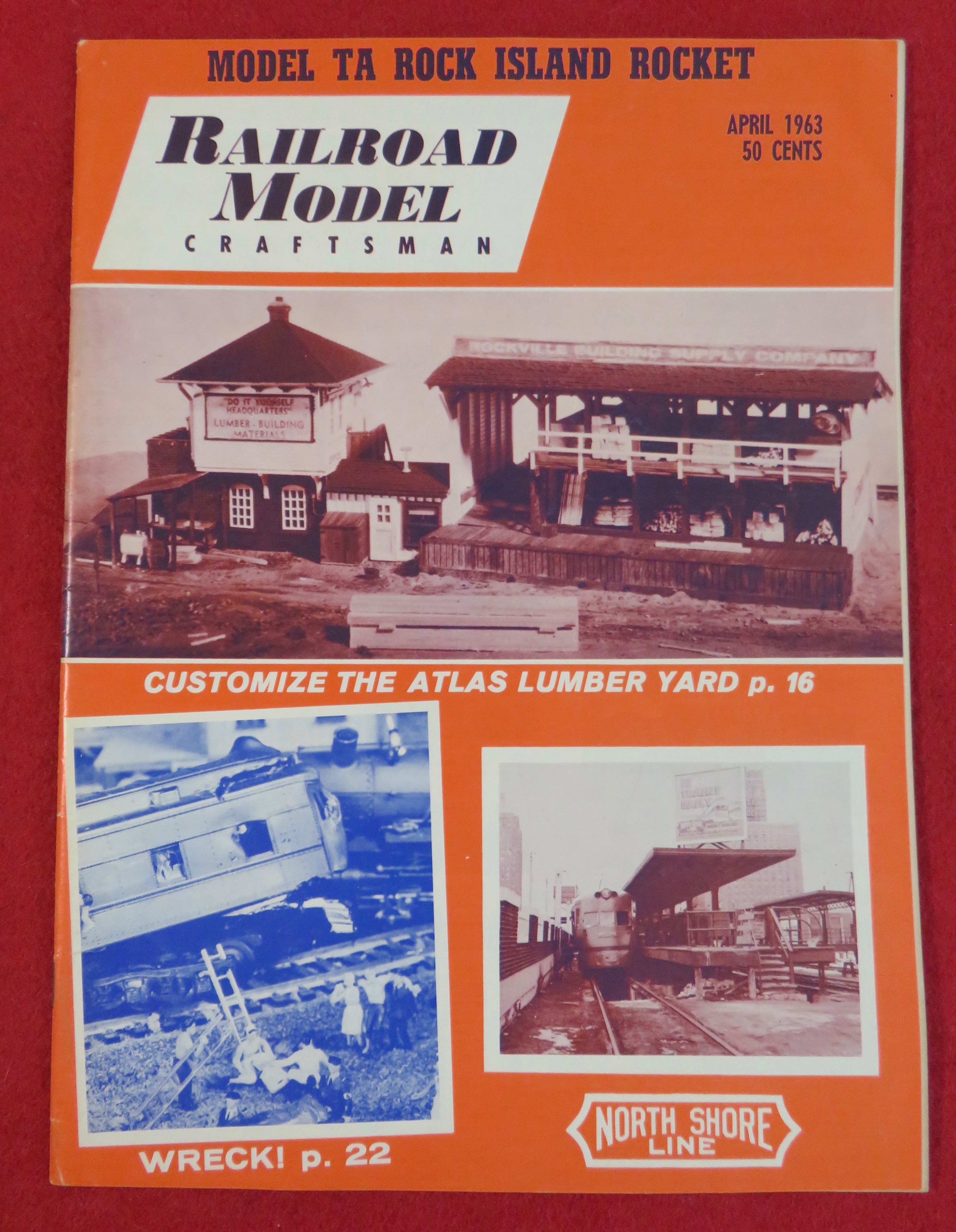 Railroad Model Craftsman Magazine April 1963