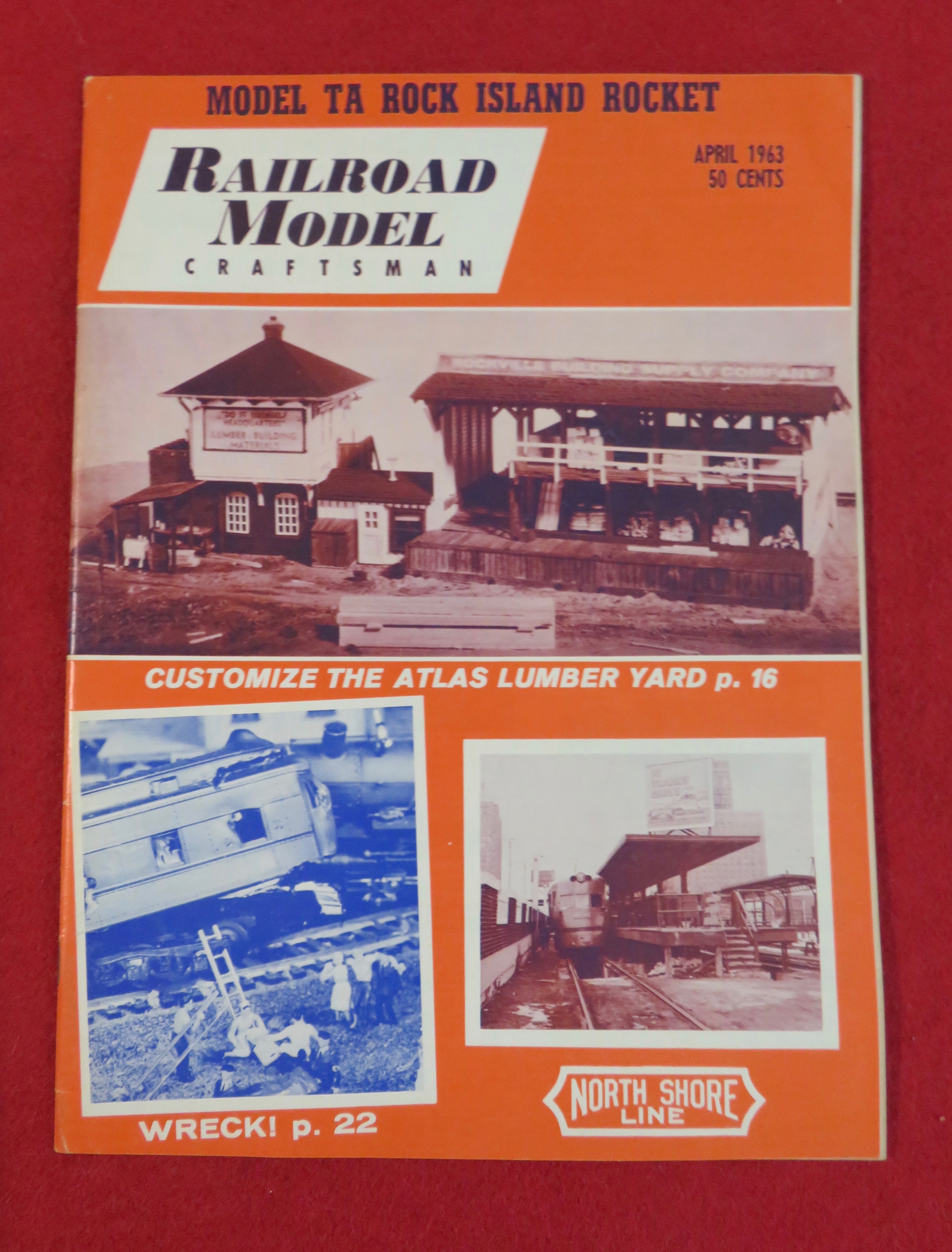 Railroad Model Craftsman Magazine April 1963