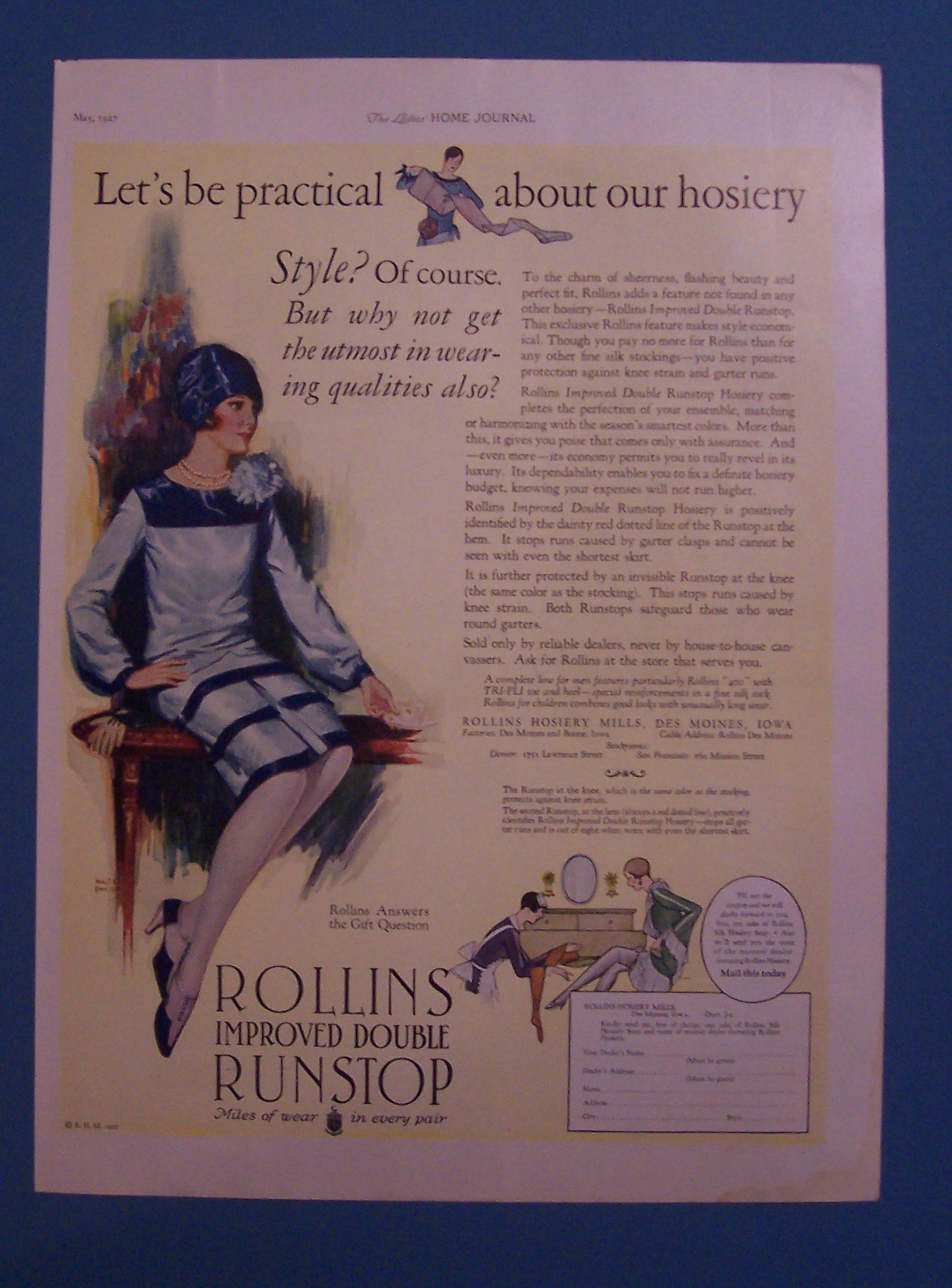 1927 Rollins Improved Double Runstop