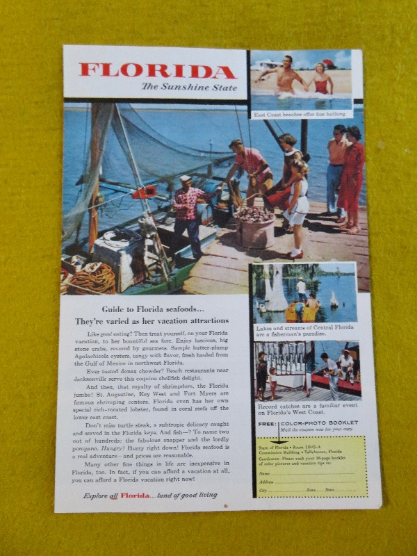 1956 Florida with a Family About to Board a Fishing Boat