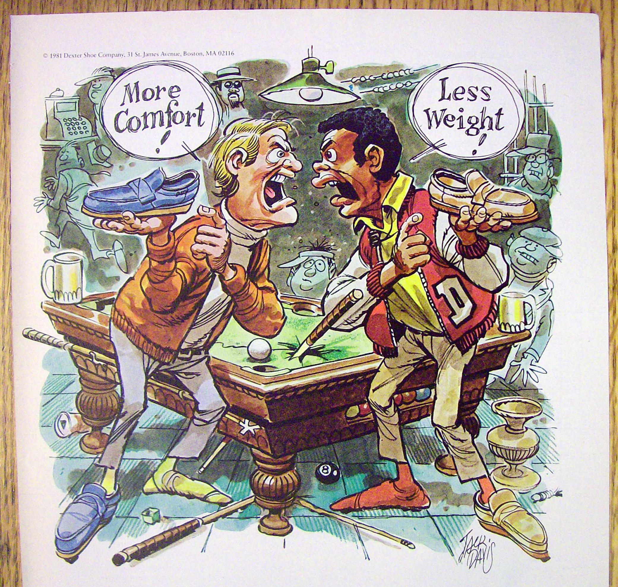 1981 Dexter Lite Shoes with 2 Men Arguing