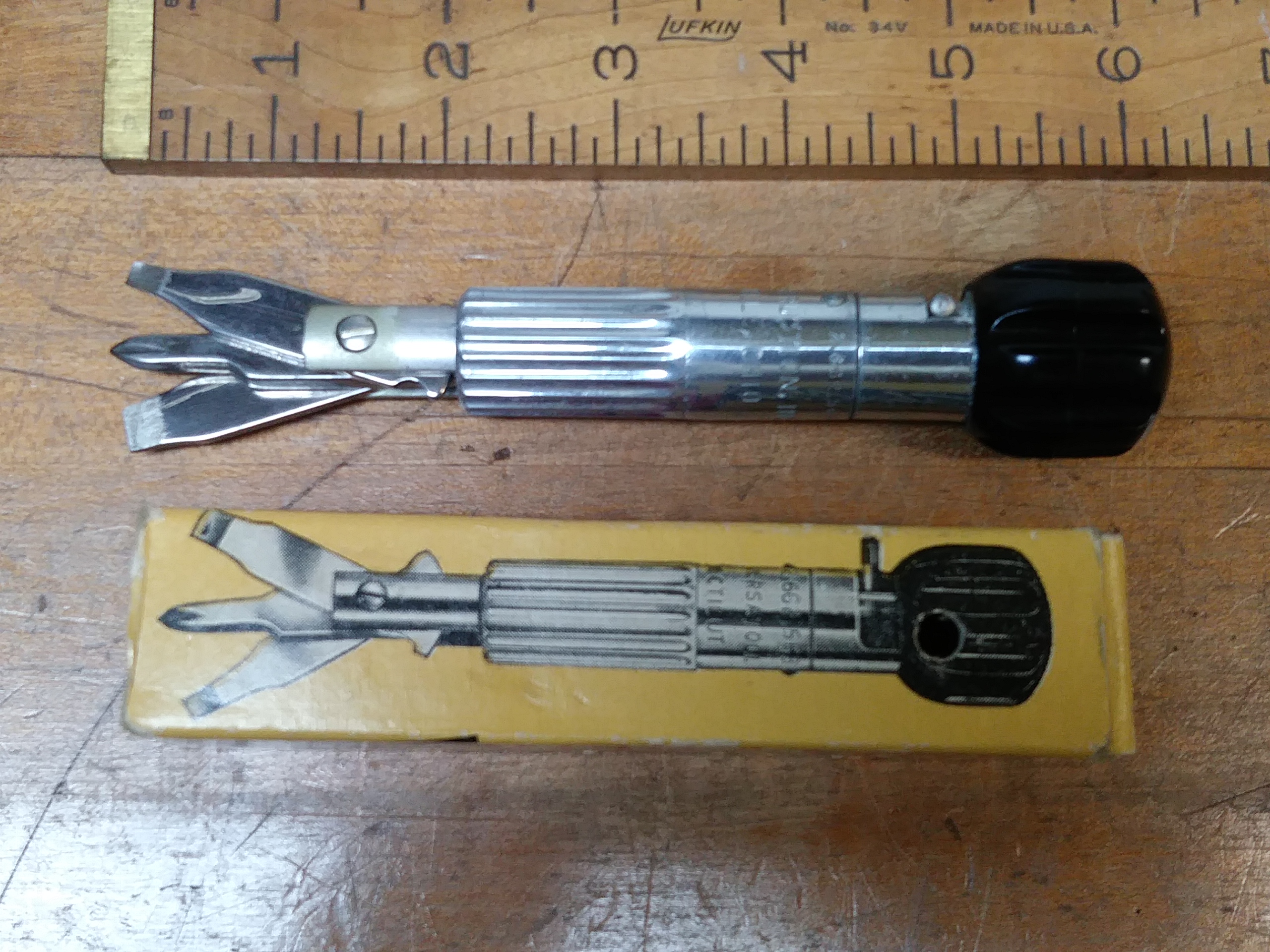 Versatool Multi Blade Screwdriver Ratchet w/Box