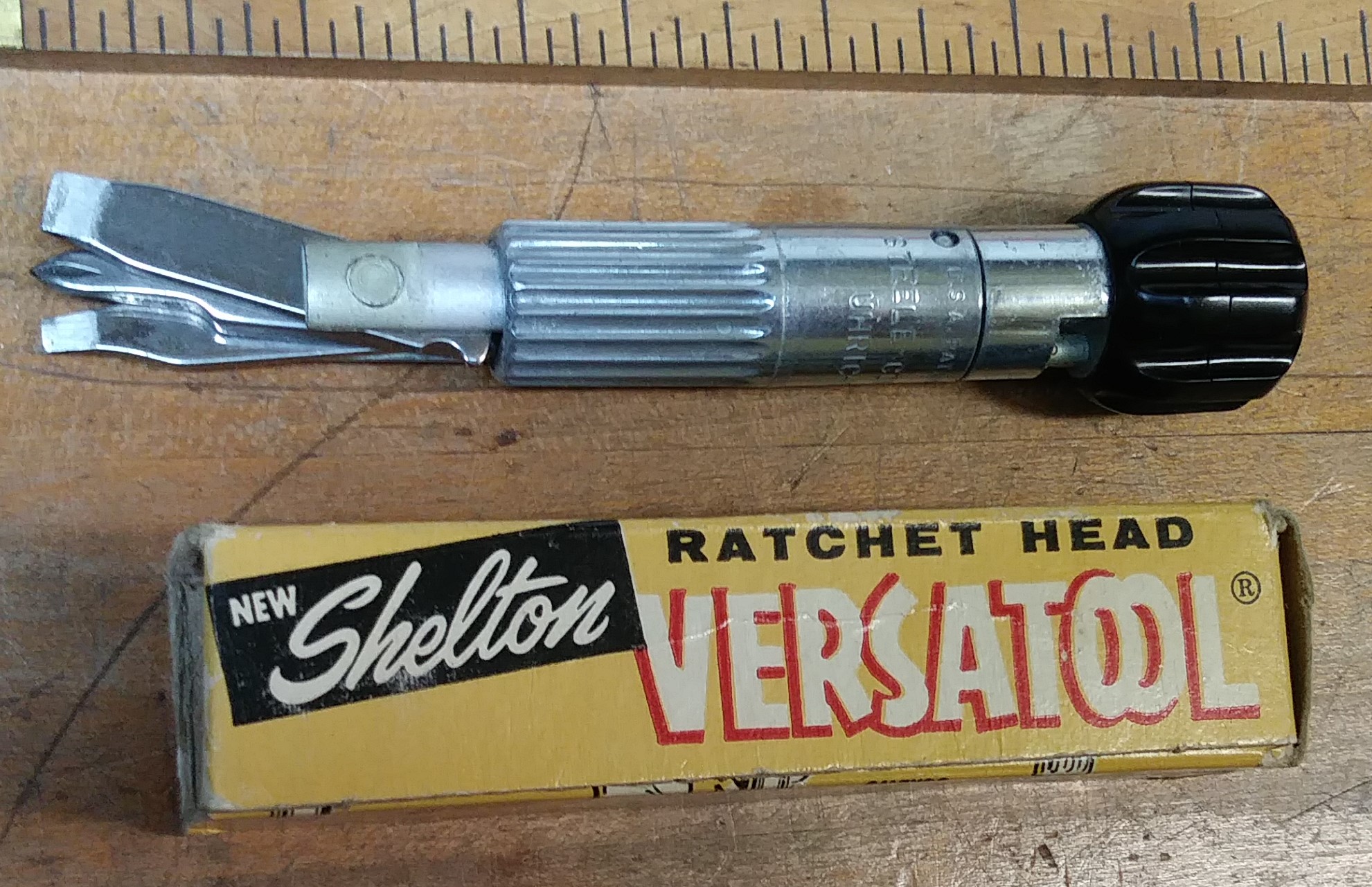 Versatool Multi Blade Screwdriver Ratchet w/Box