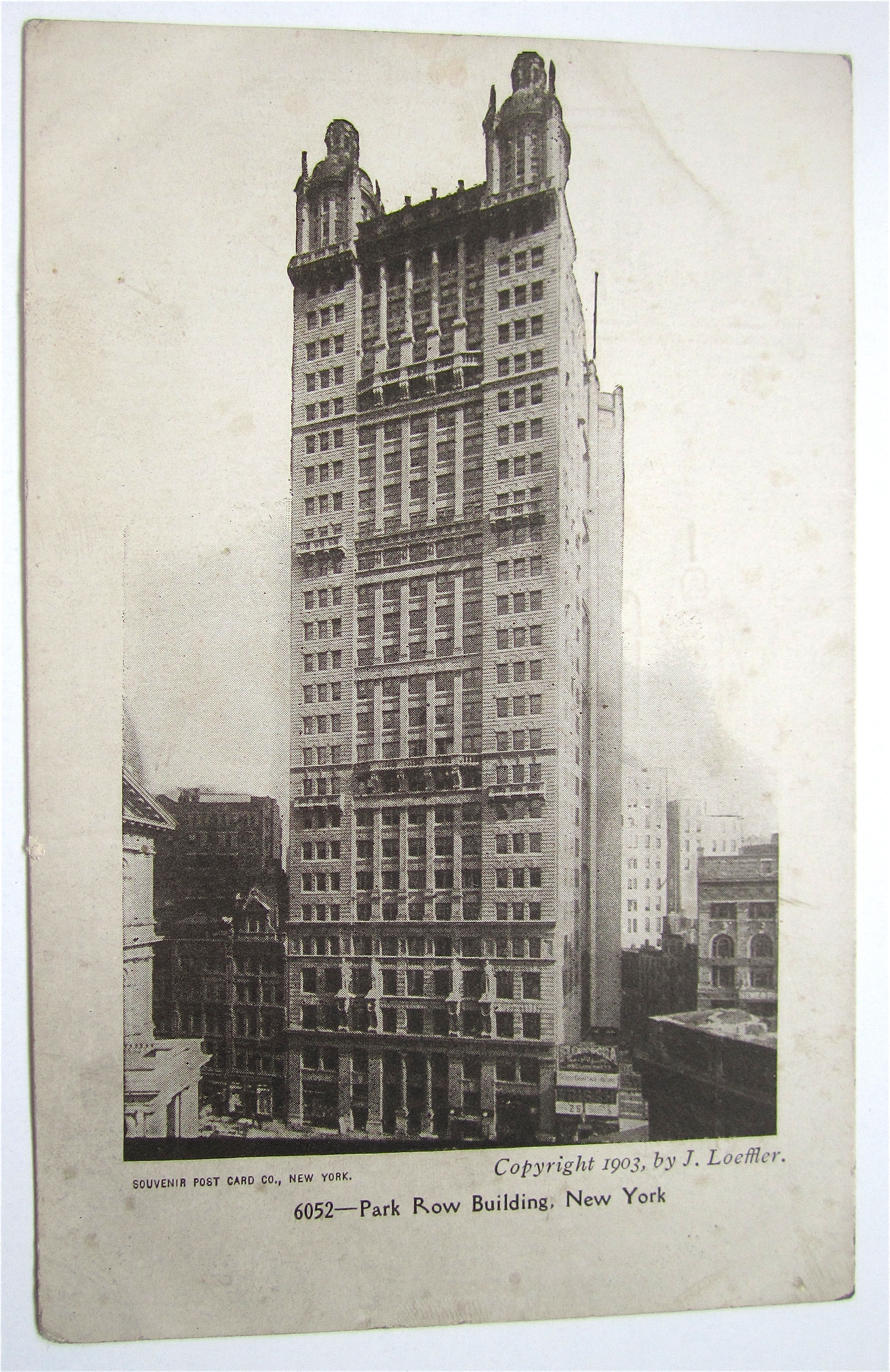 Park Row Building, New York Postcard