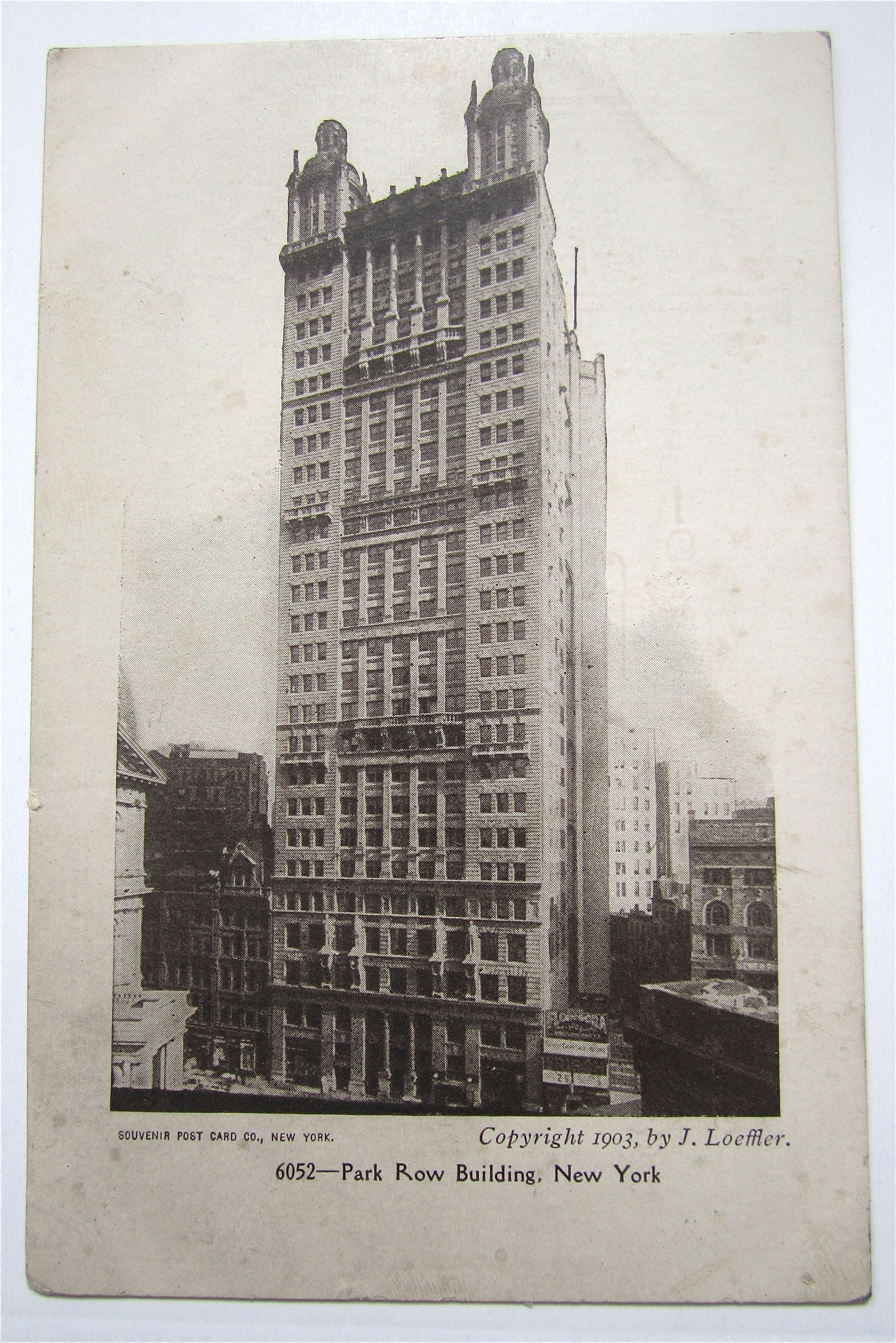 Park Row Building, New York Postcard