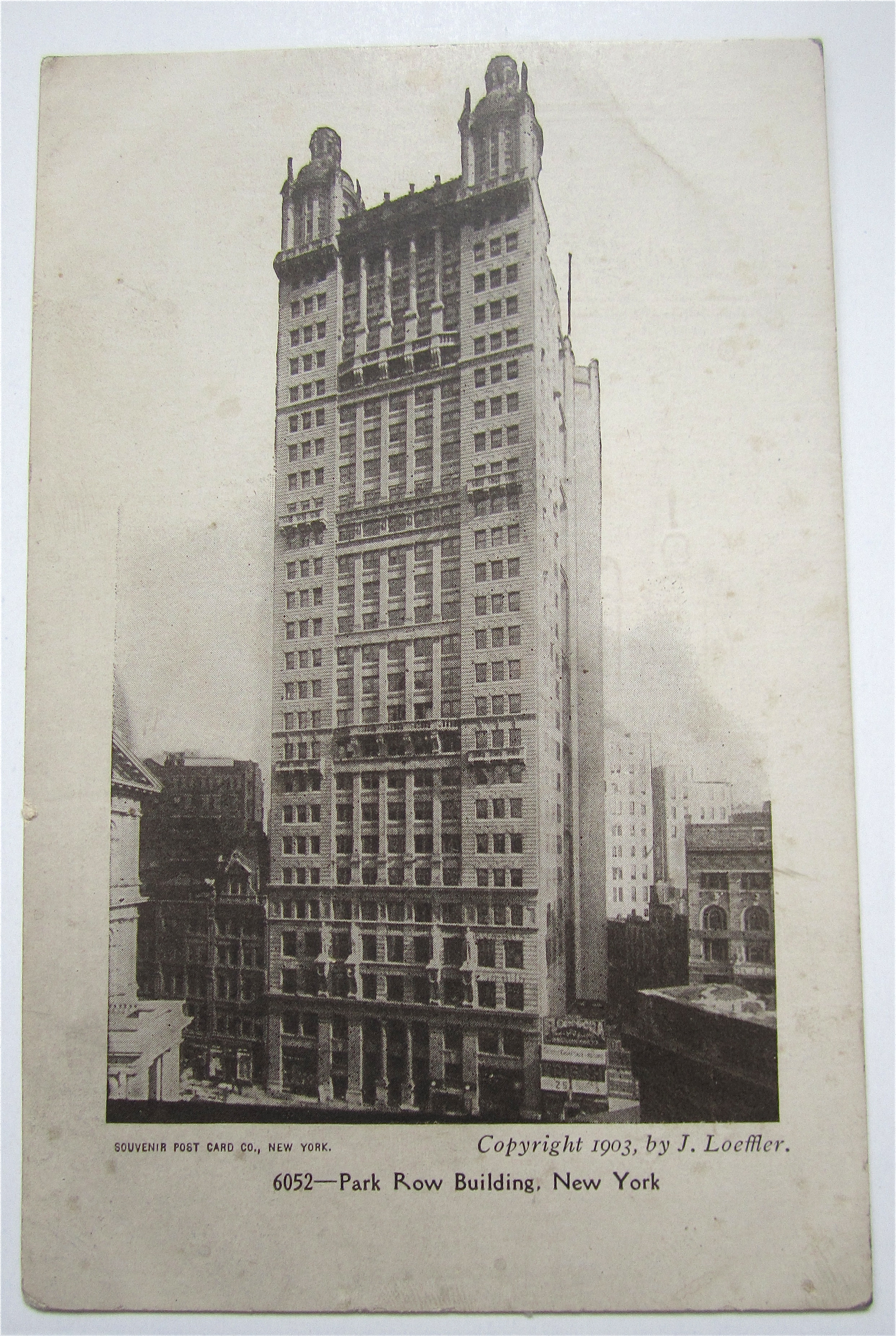 Park Row Building, New York Postcard
