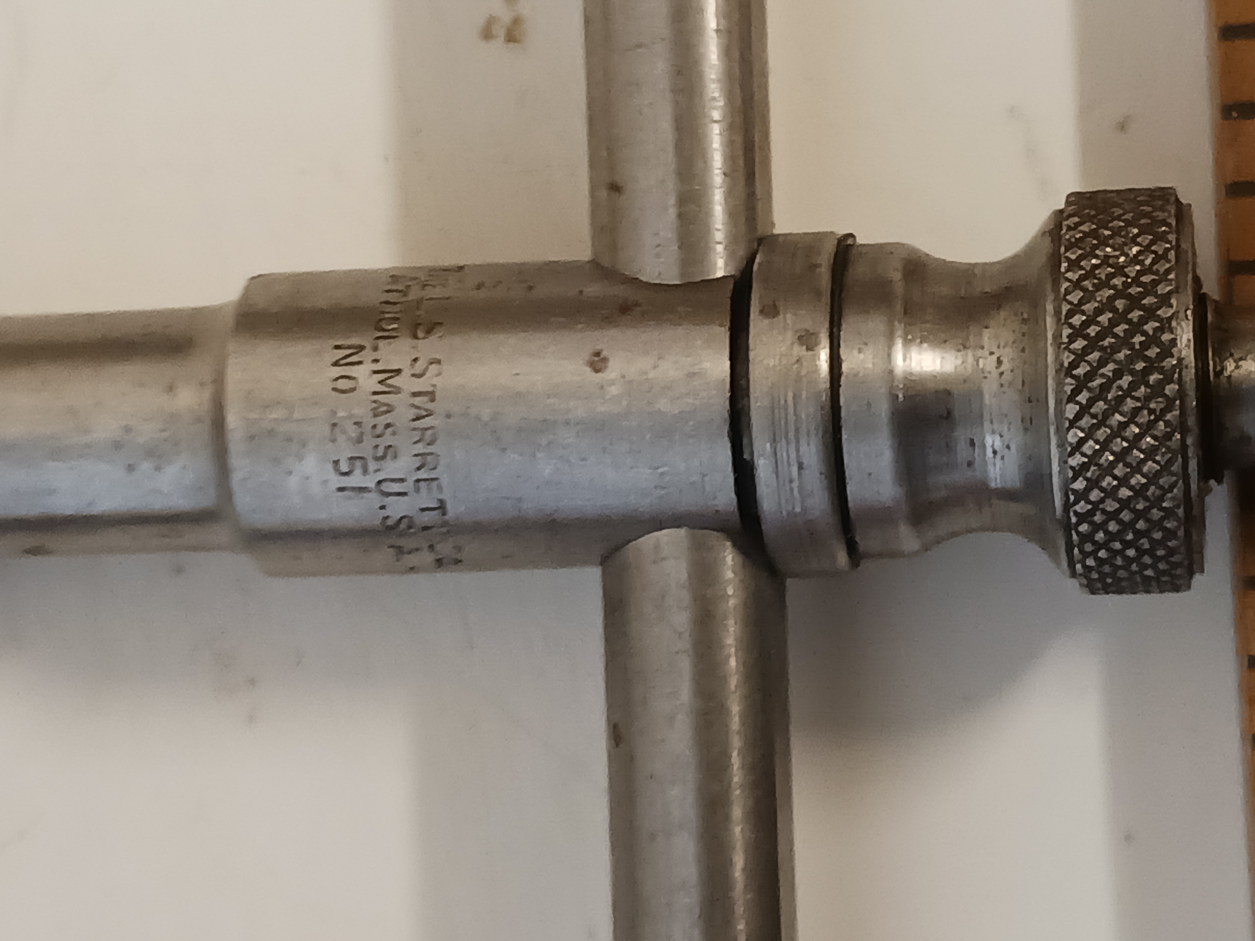 Starrett Steel Beam Trammels Set No 251F
