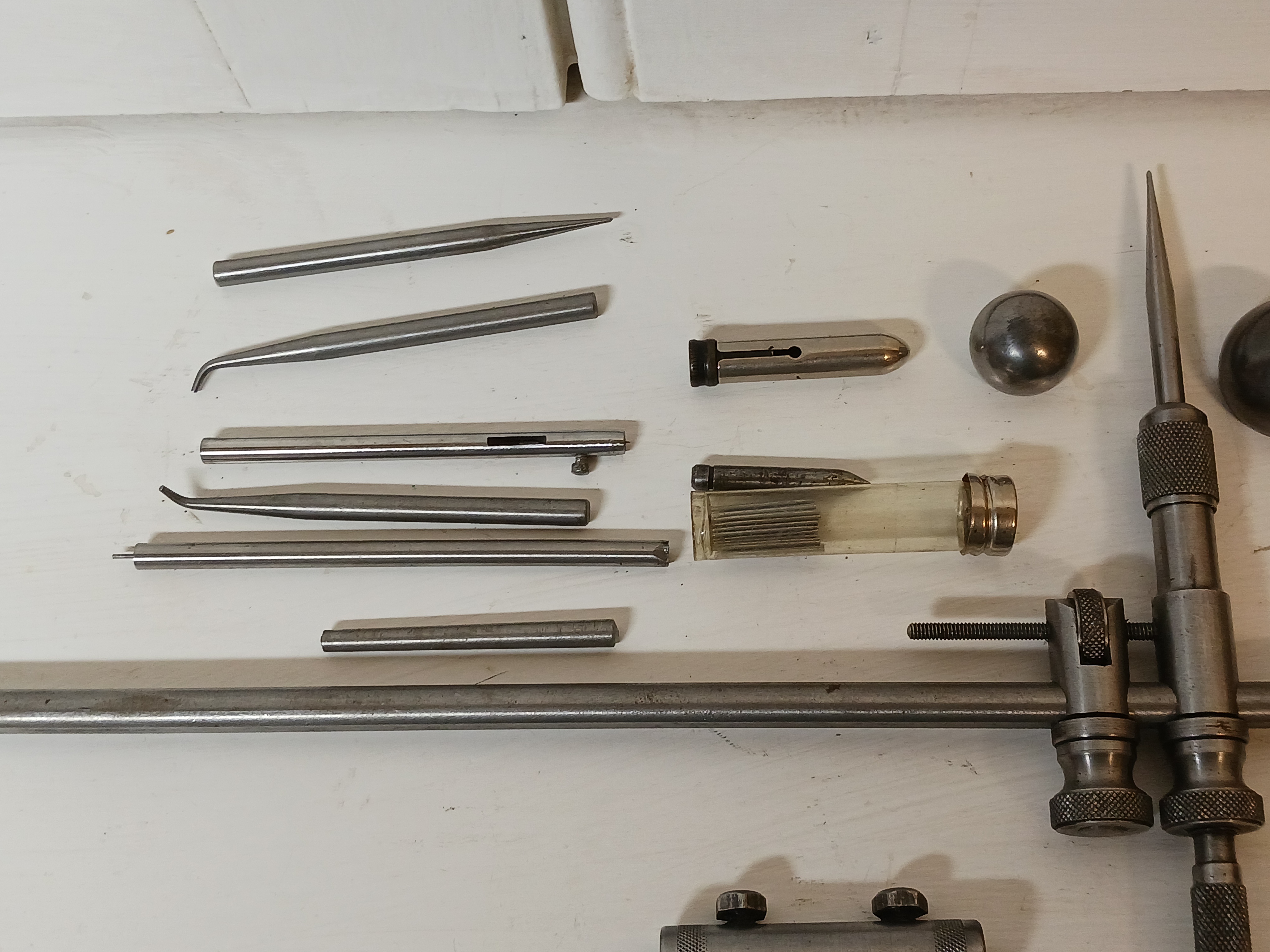 Starrett Steel Beam Trammels Set No 251F
