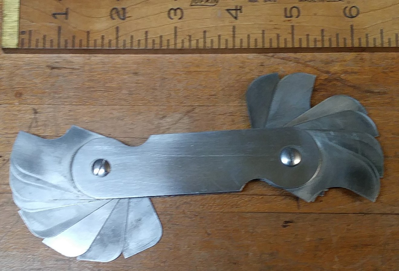 Starrett No. 272B Radius Gage