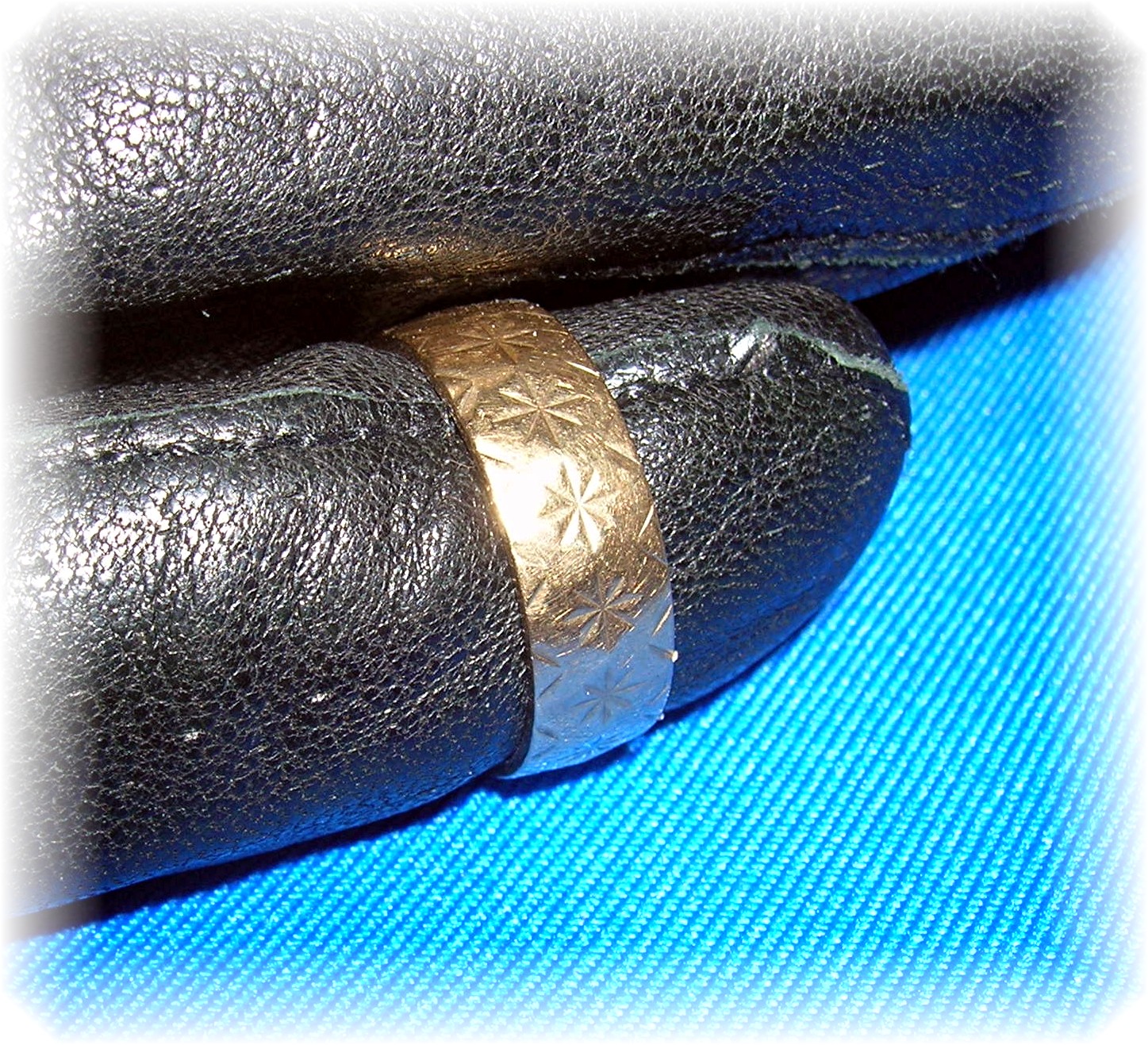 Hallmarked European Yellow Gold Wedding Band . . . . .