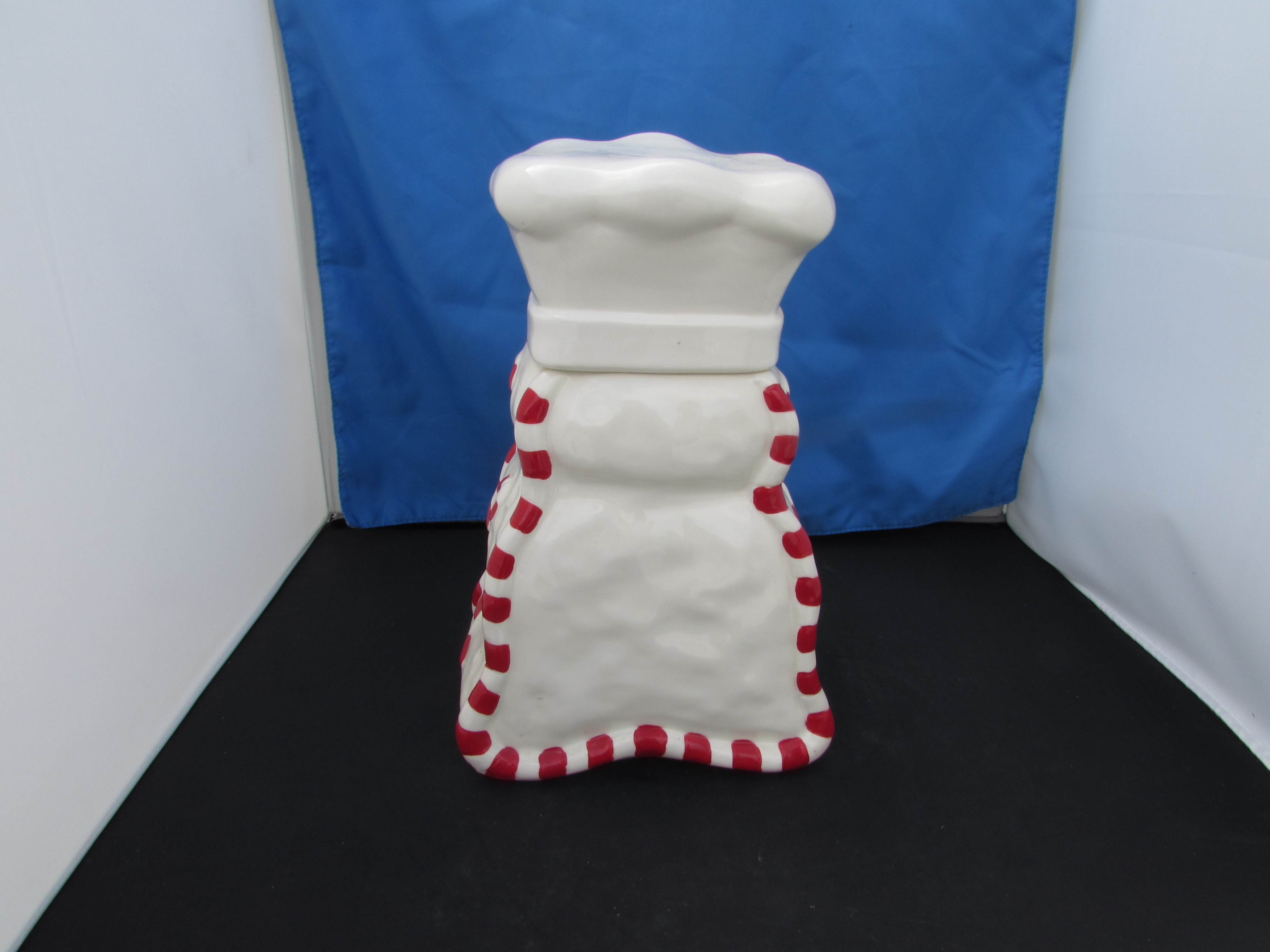 Snowman Chef Cookie Jar Apron Cookies Peppermint