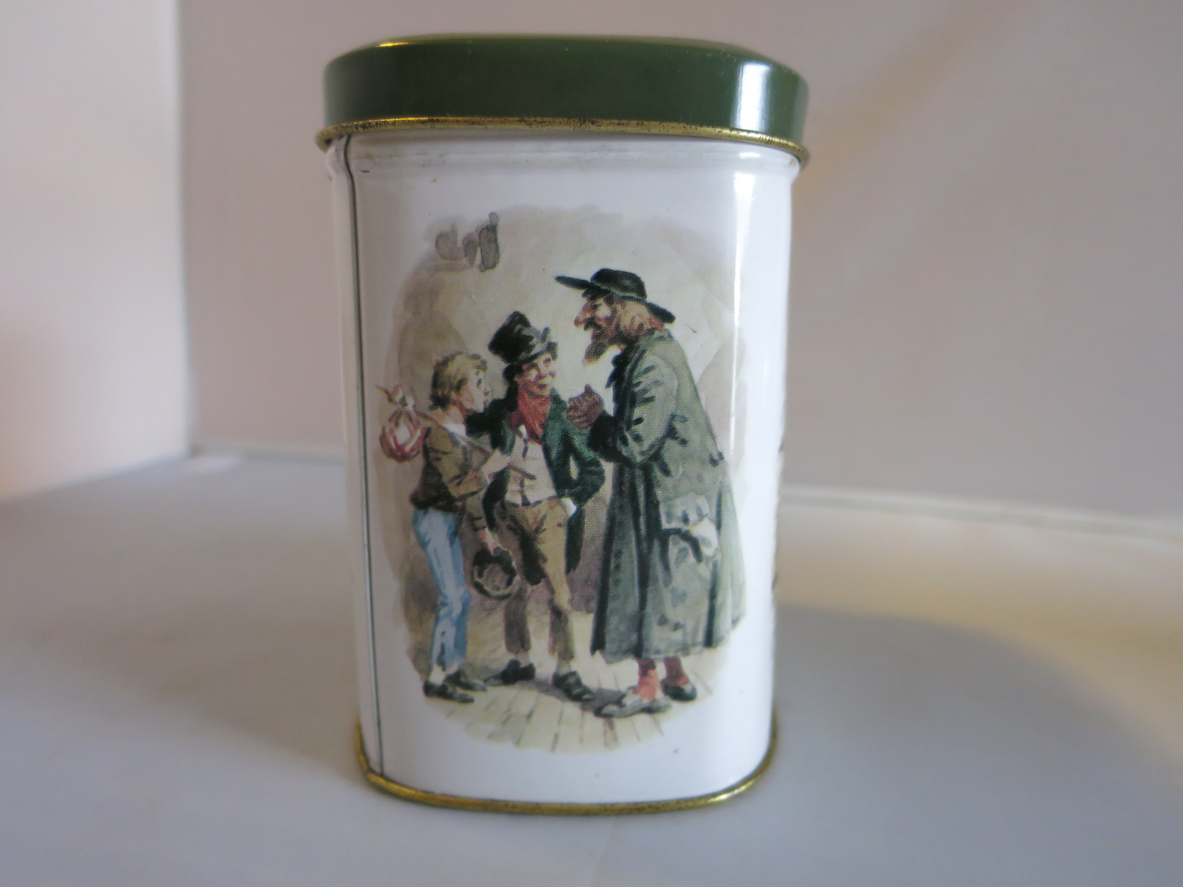 Vintage Oliver Twist Tin made in England hinged lid