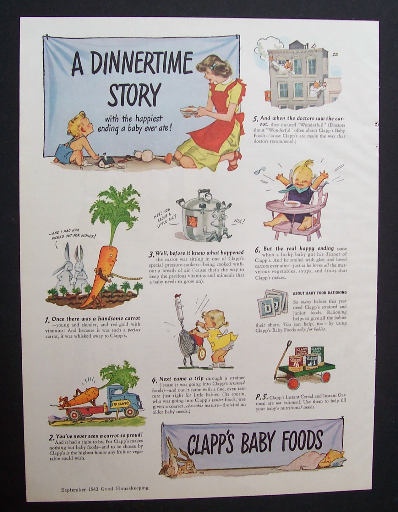 1943  Clapp's  Baby  Foods