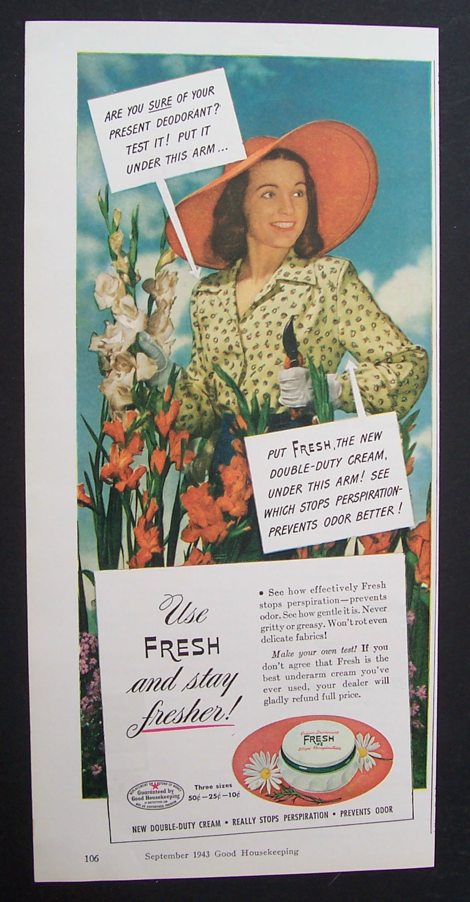 1943  Fresh  Deodorant