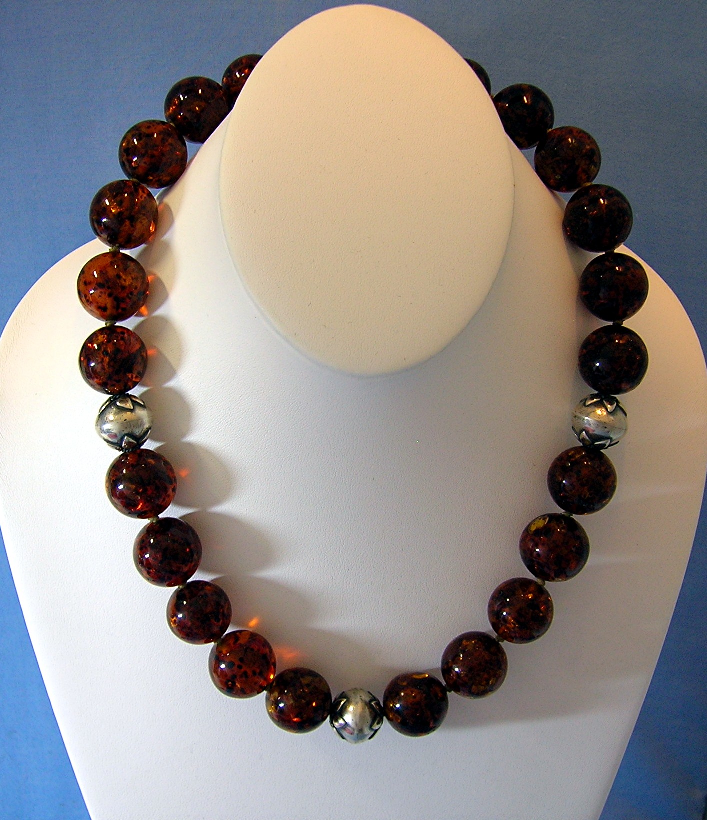 EXEX Amber Claudia Agudelo Sterling Silver Necklace