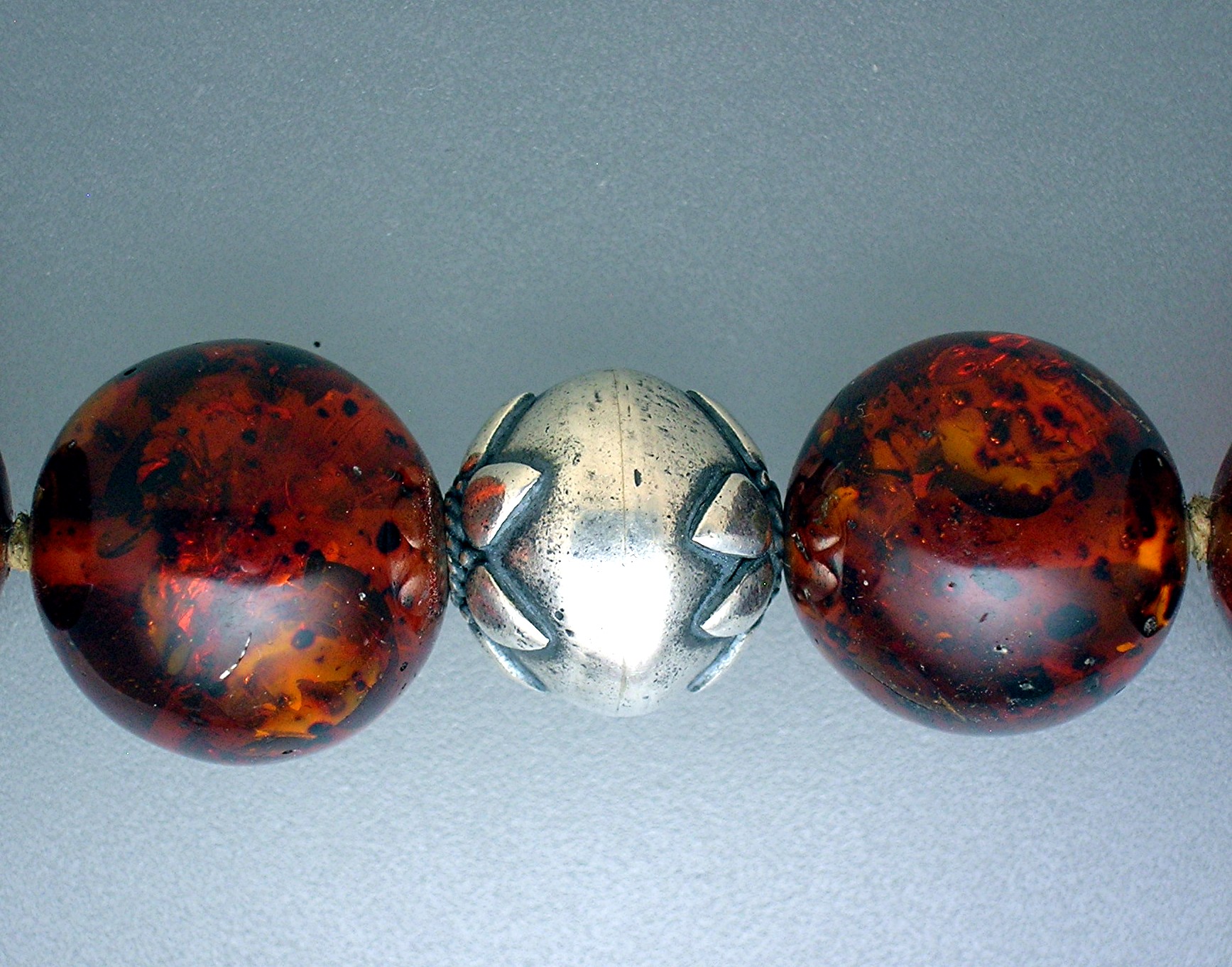 EXEX Amber Claudia Agudelo Sterling Silver Necklace