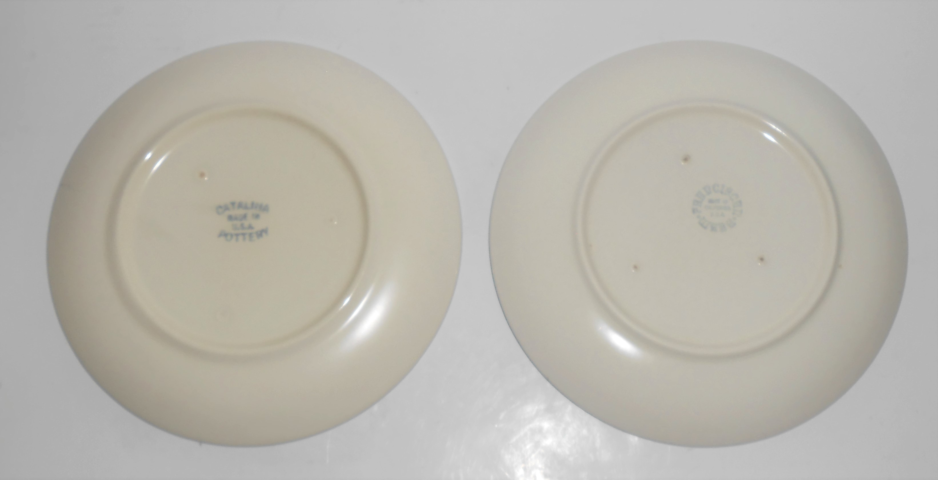Catalina Pottery Rancho Duotone Ware Satin Pastel Blue/
